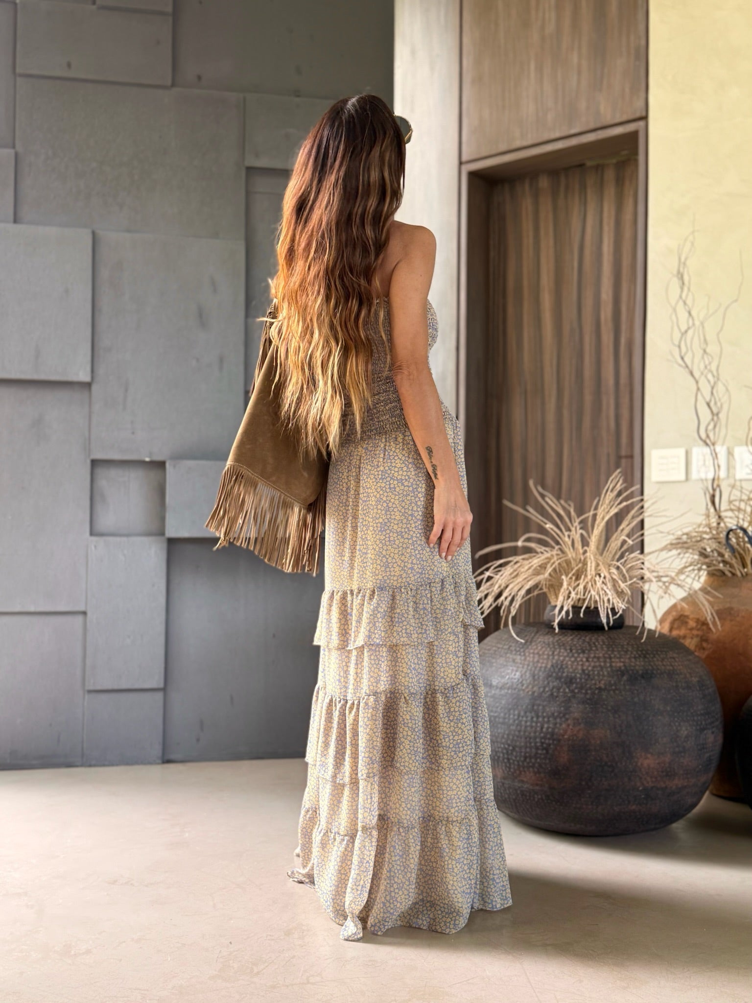 Vestido Tomara Que Caia Em Lastex Estampado