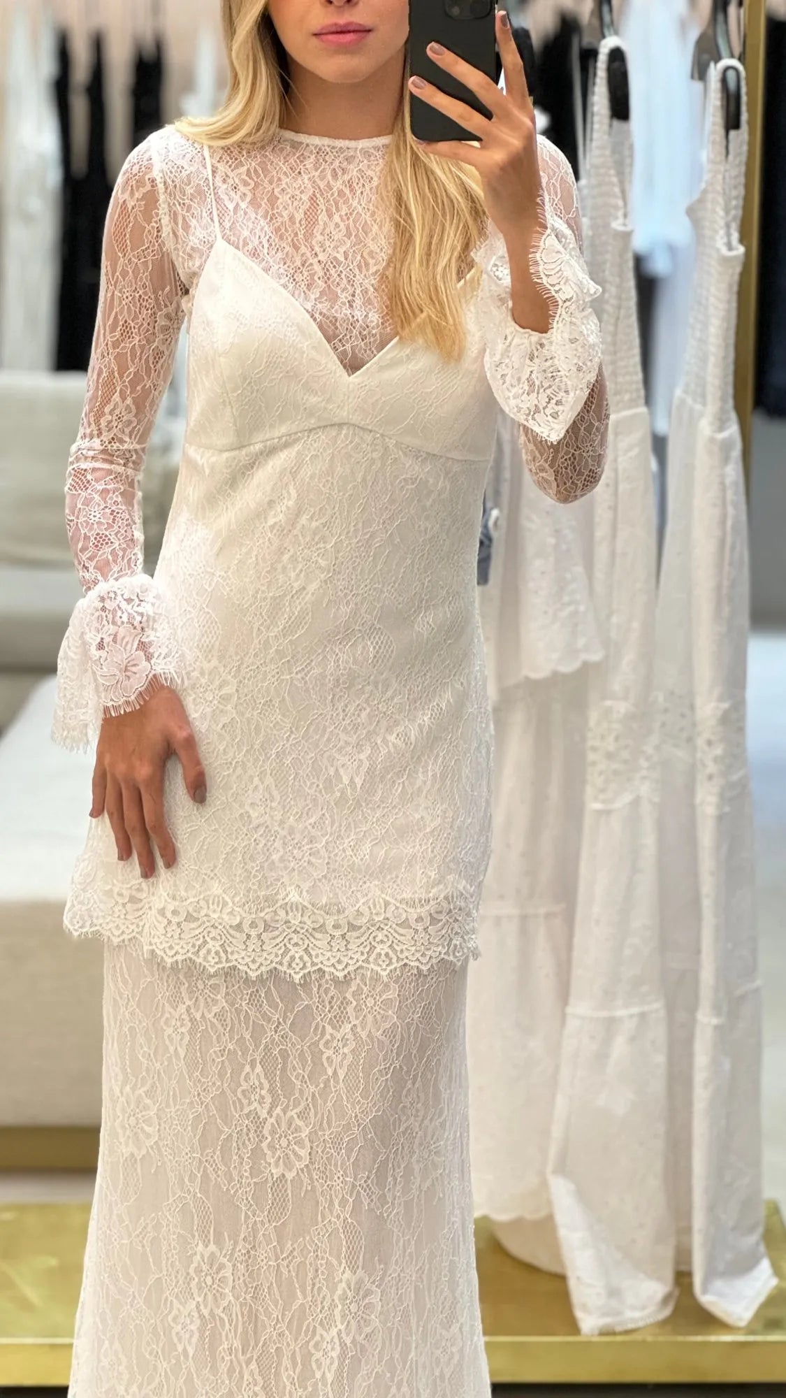 Vestido De Renda De Alcinha