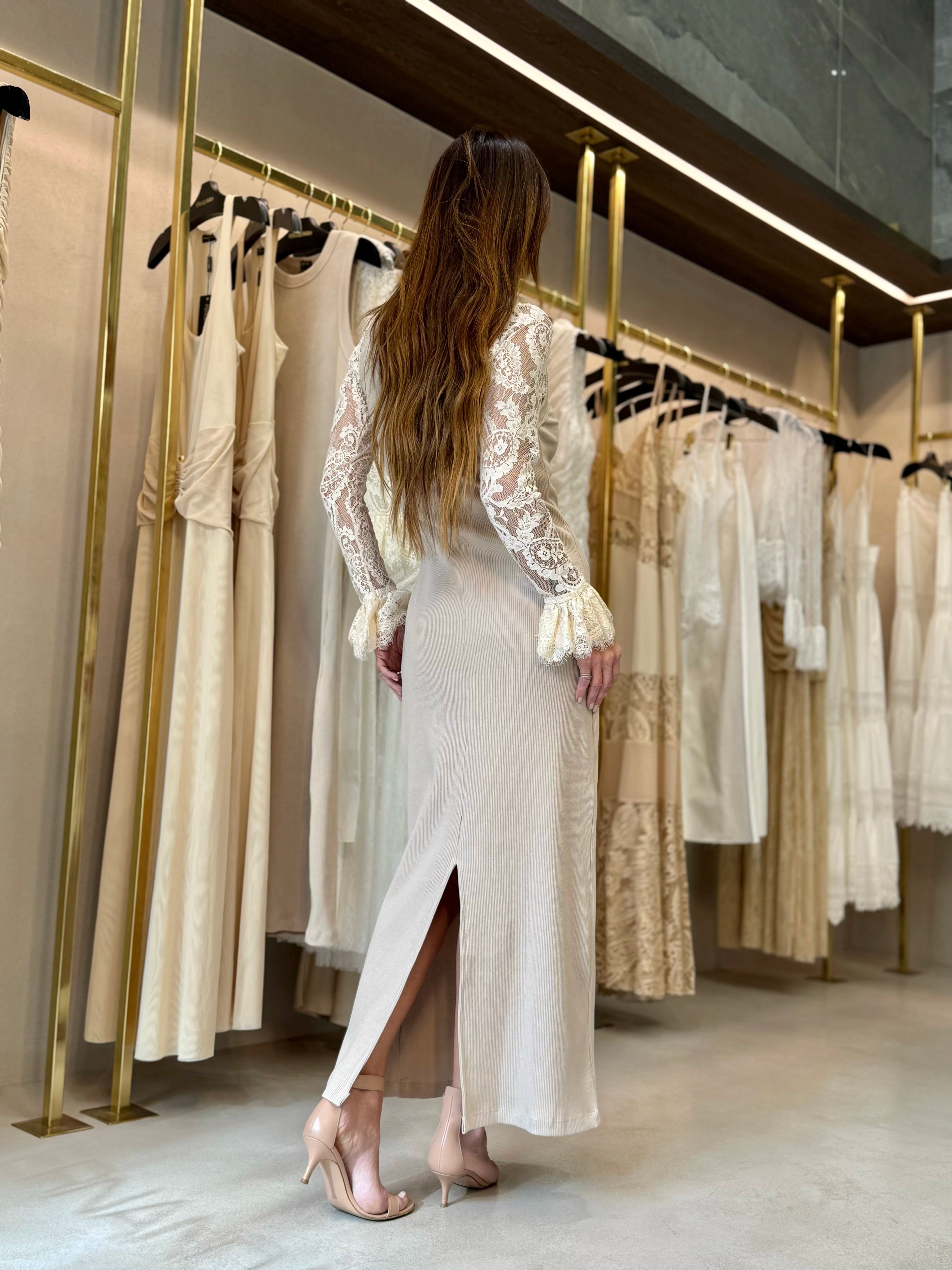 Vestido Liso Basico Ribana