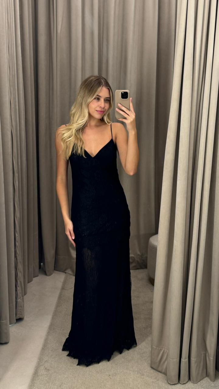 Vestido De Renda De Alcinha