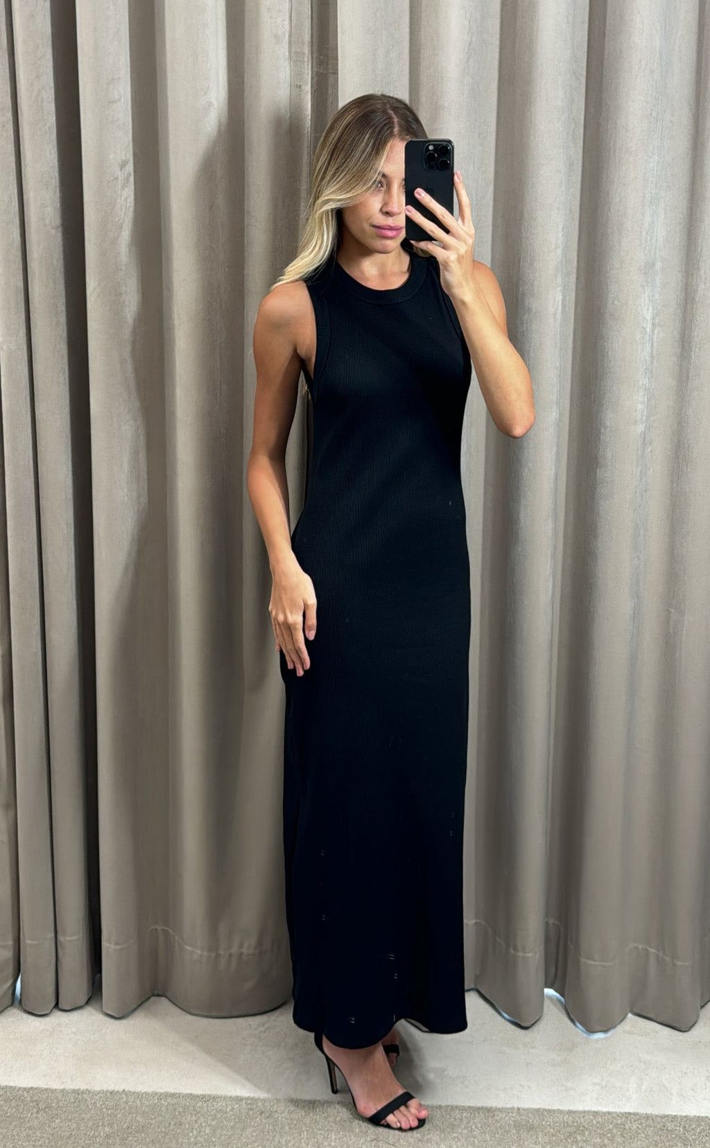 Vestido Liso Basico Ribana