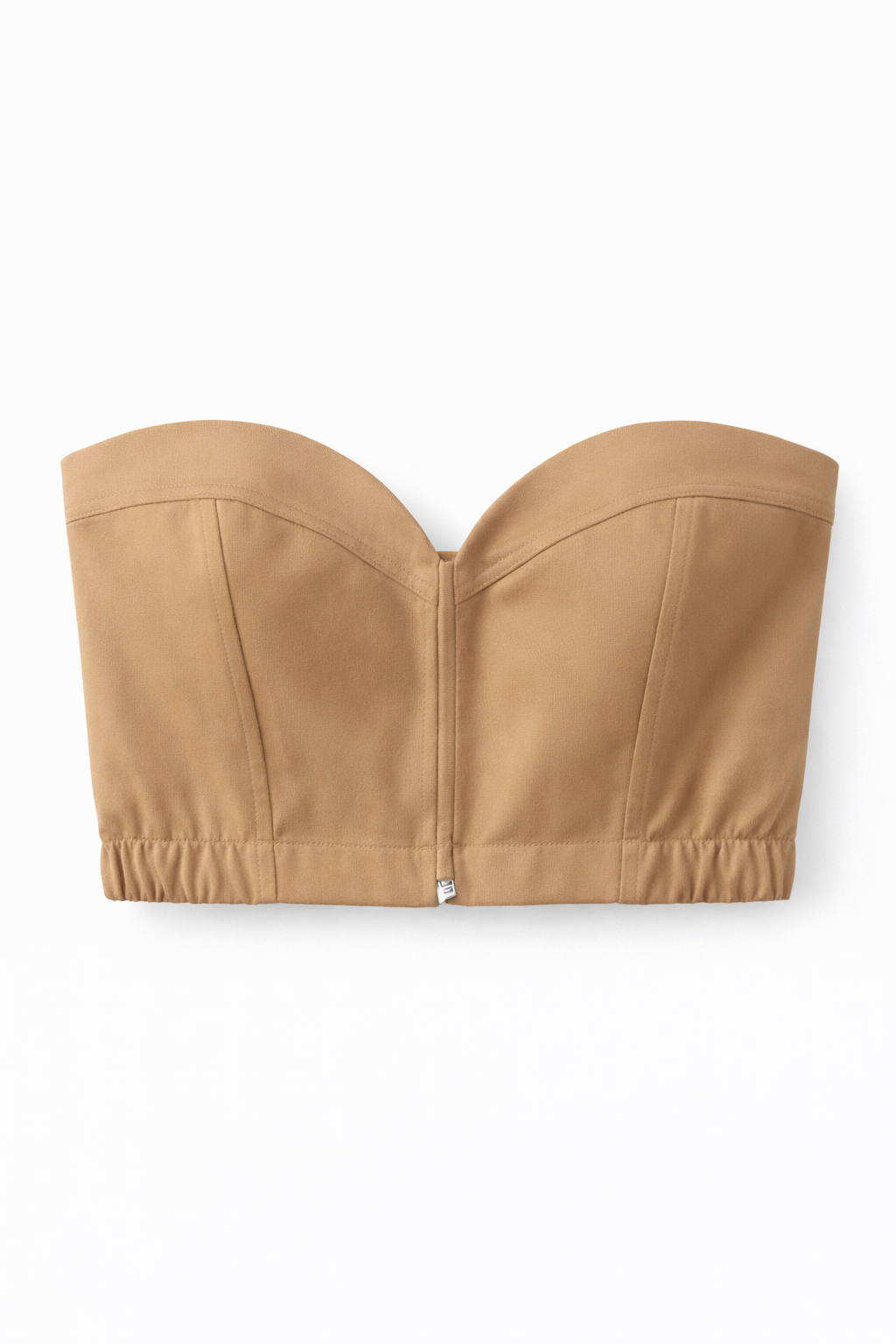 Cropped Tomara que caia com Decote Coração