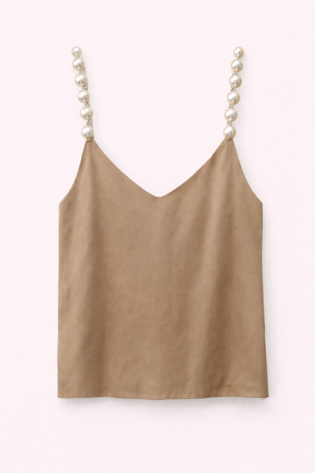 Blusa de alcinha com Perolas na alça