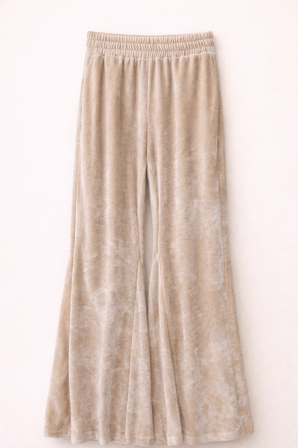 Calça Cós Lastex Pantalona De Veludo