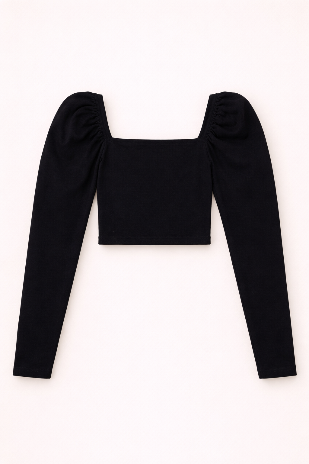 Blusa  de Tricot Manga Bufante