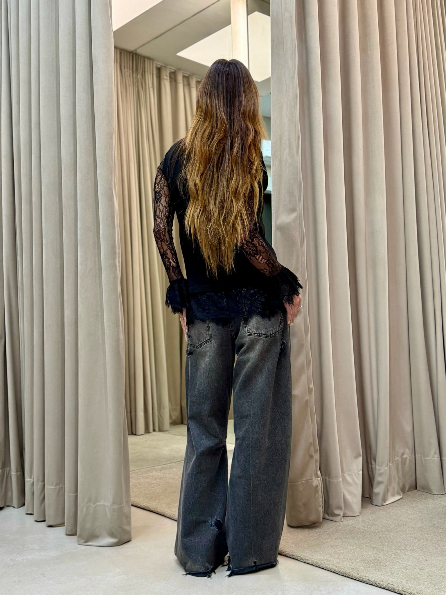 Calça Jeans black destroyed