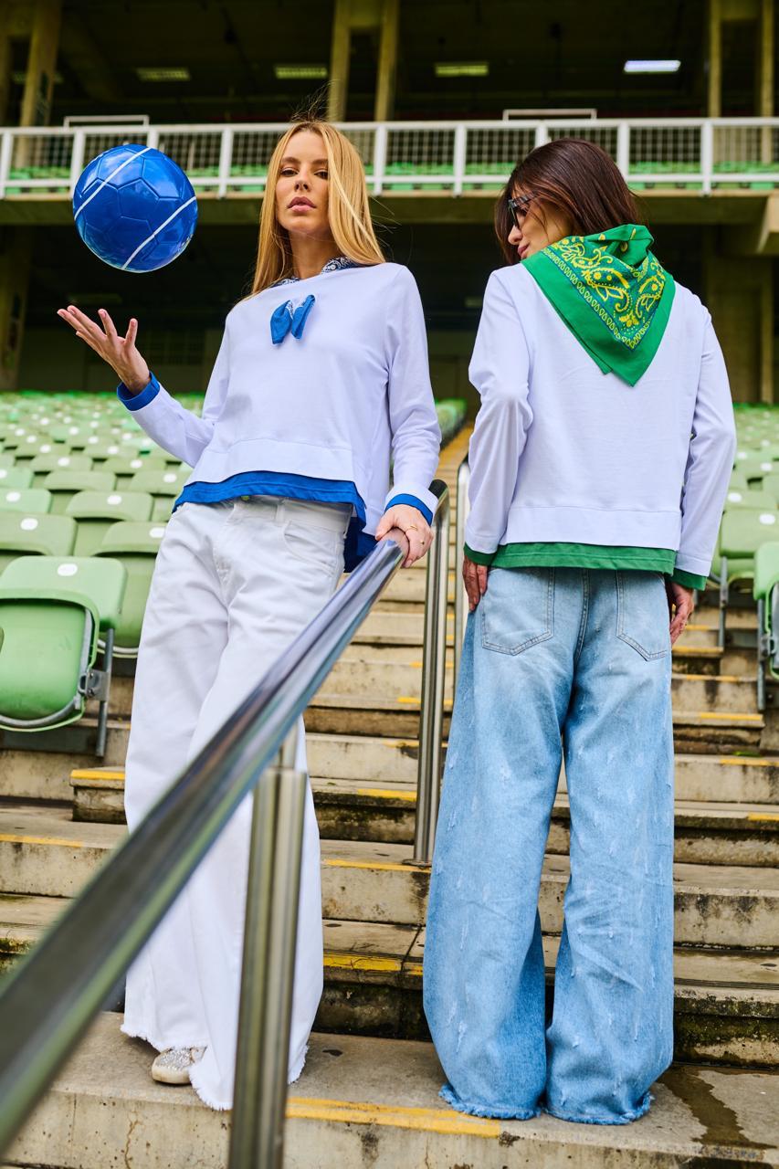 Blusa Copa Manga Longa com Bandana