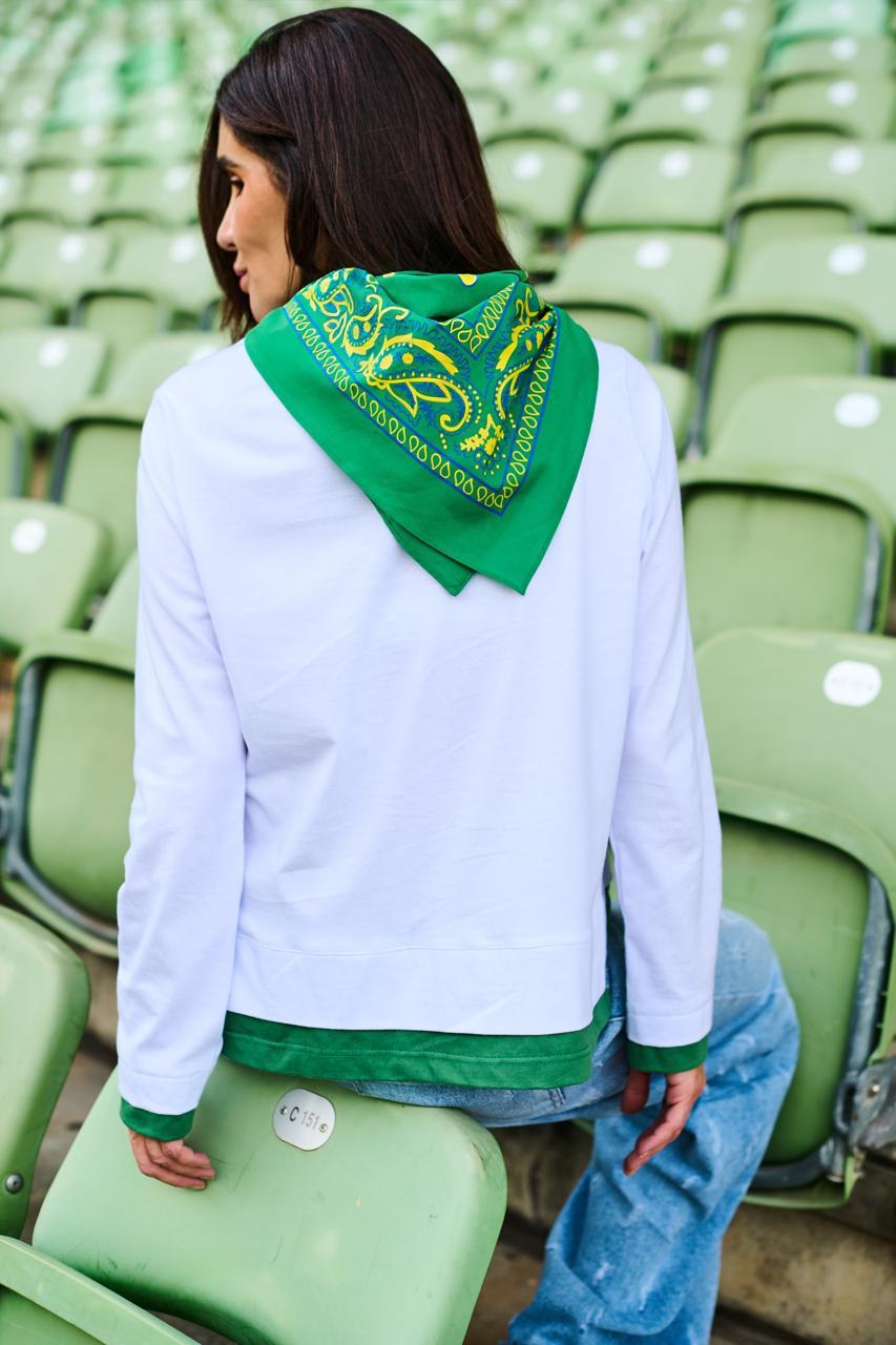 Blusa Copa Manga Longa com Bandana