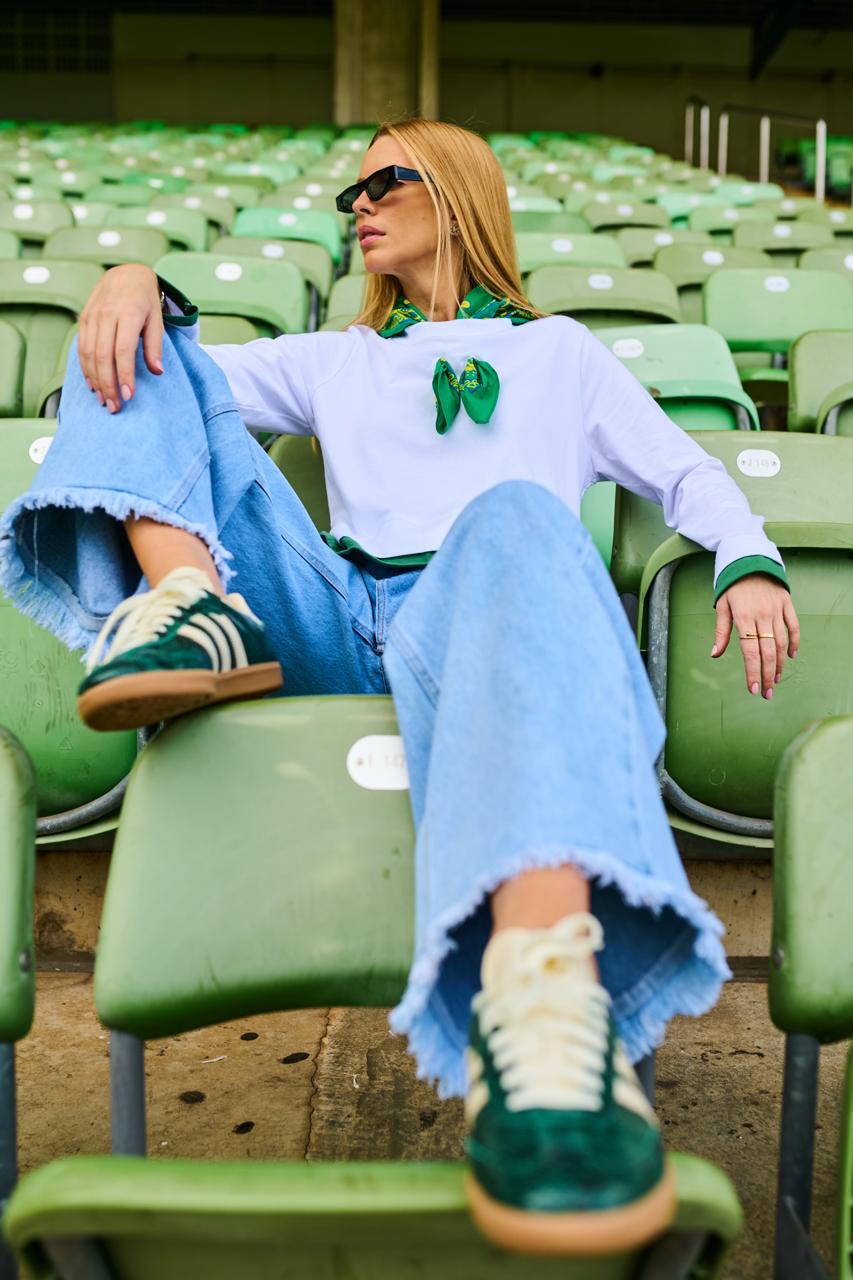Blusa Copa Manga Longa com Bandana