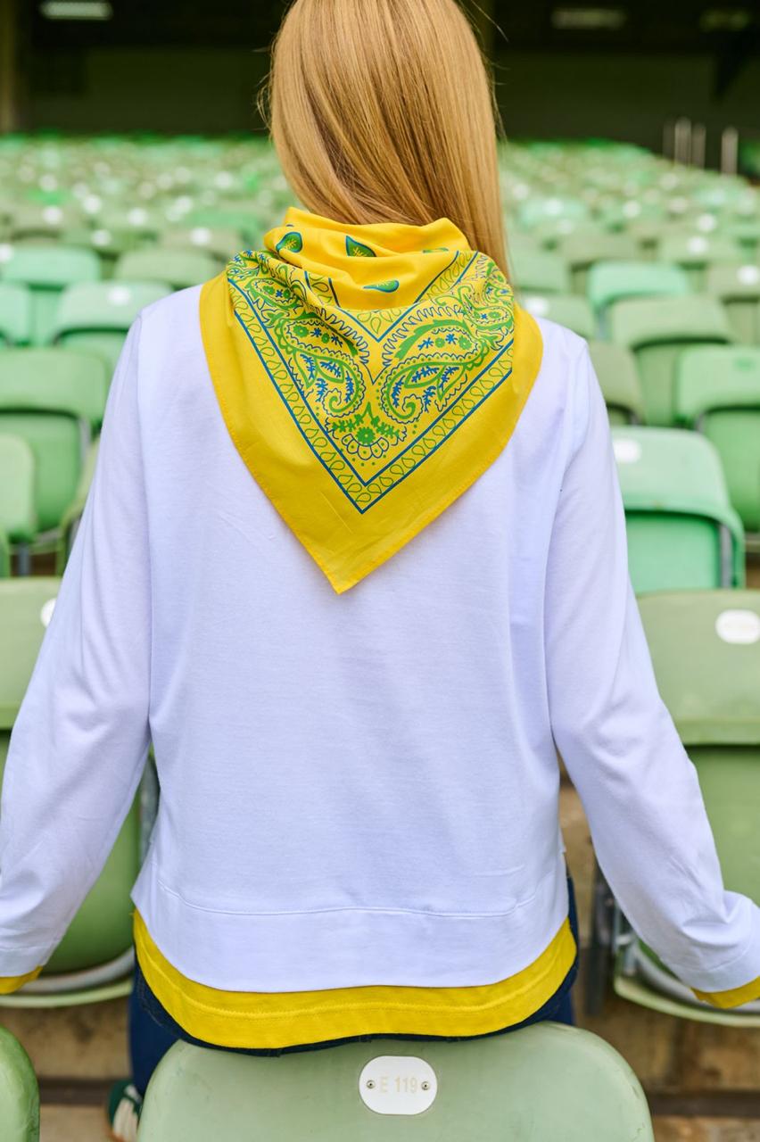 Blusa Copa Manga Longa com Bandana