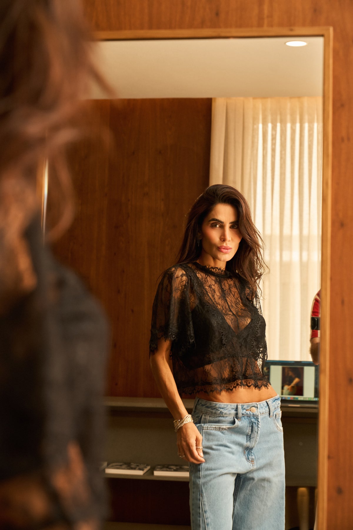Cropped em Renda com Top