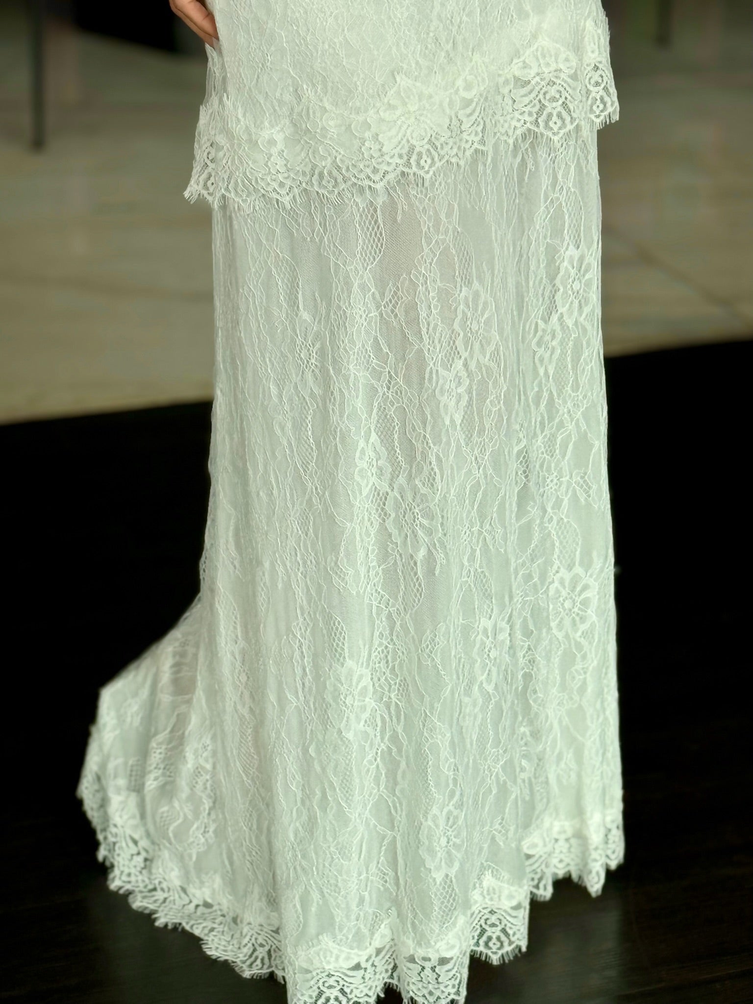 Vestido De Renda De Alcinha