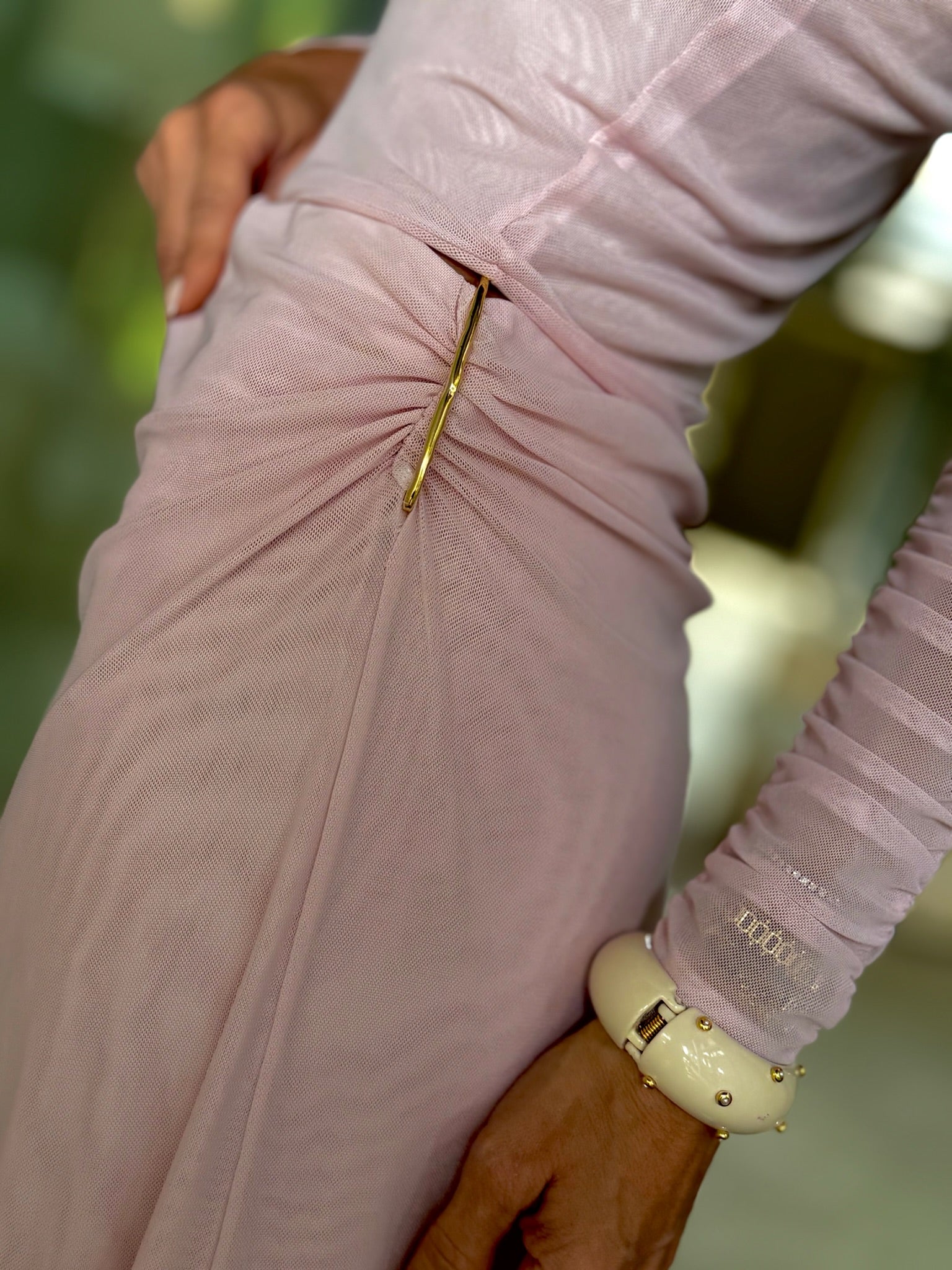 Conjunto Franzido De Tule