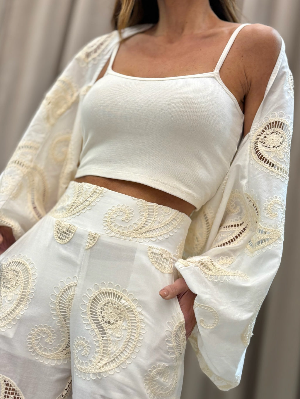 Conjunto Laise Calça Estola