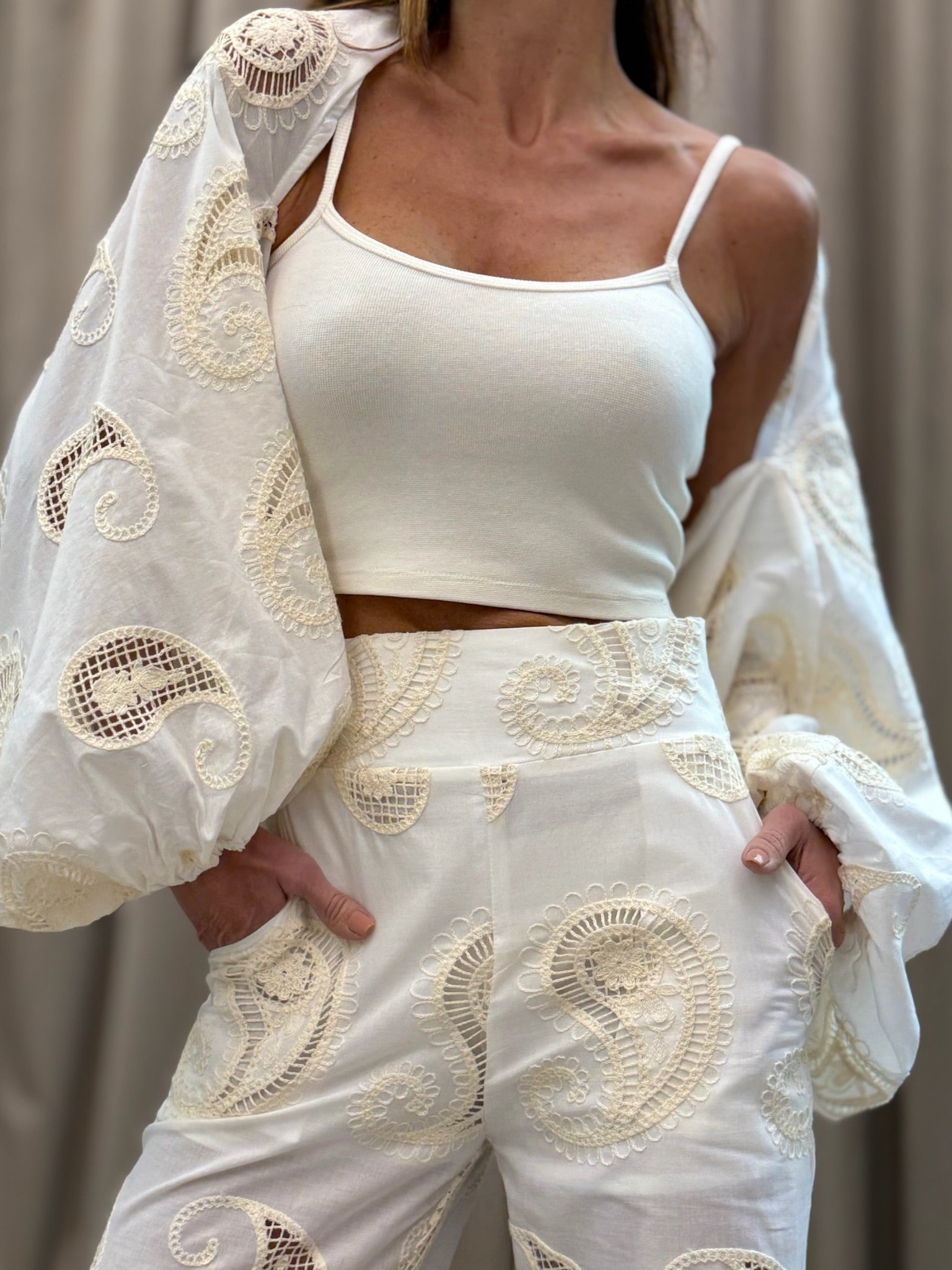 Conjunto Laise Calça Estola