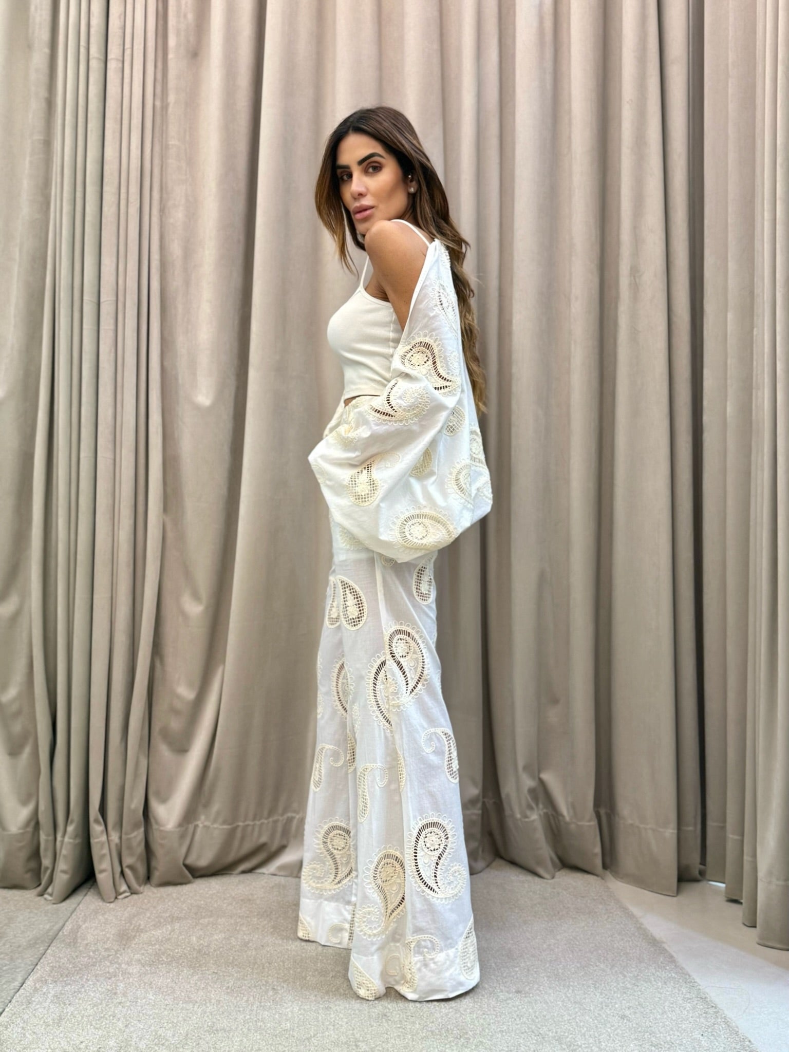 Conjunto Laise Calça Estola