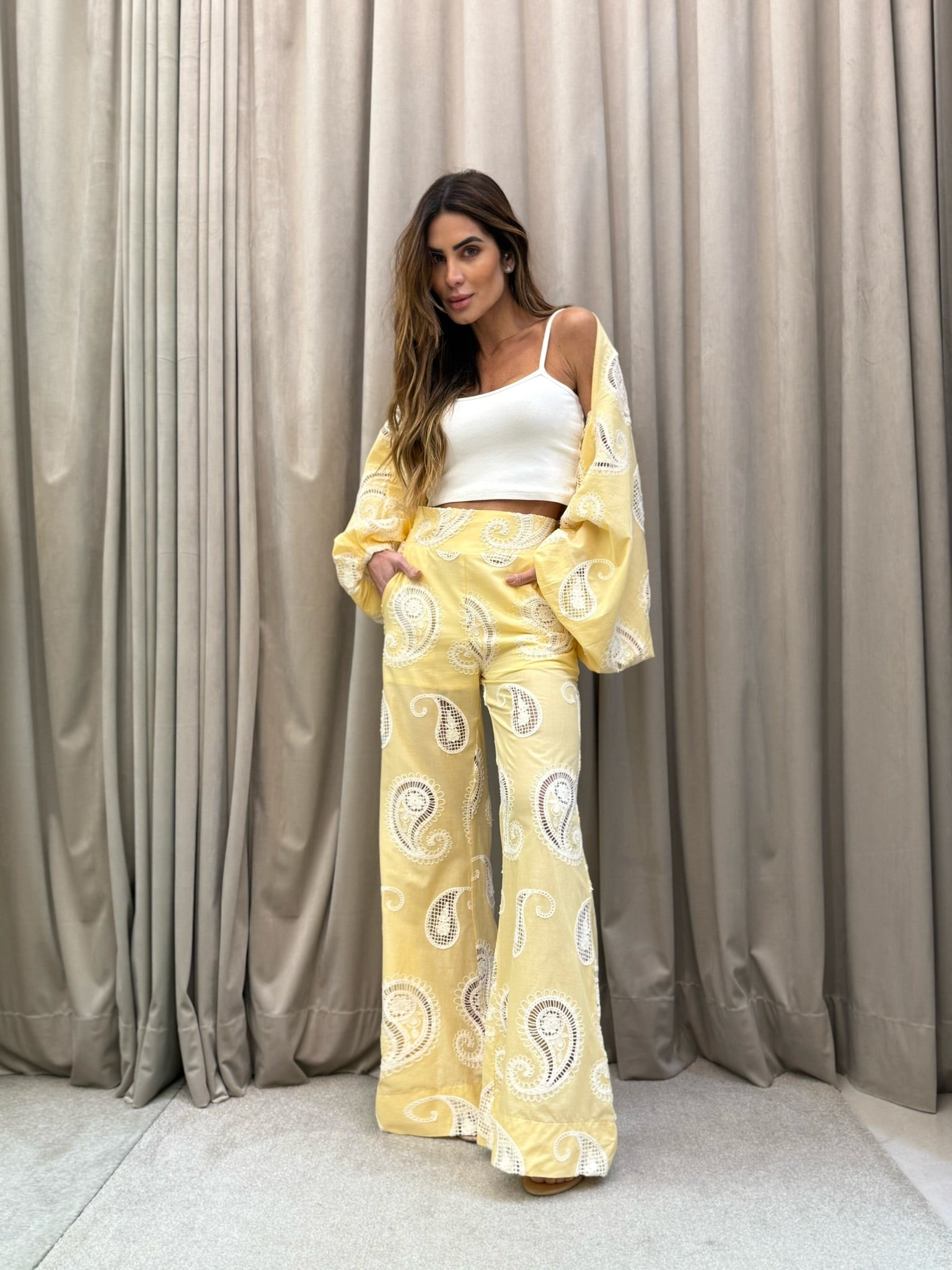 Conjunto Laise Calça Estola