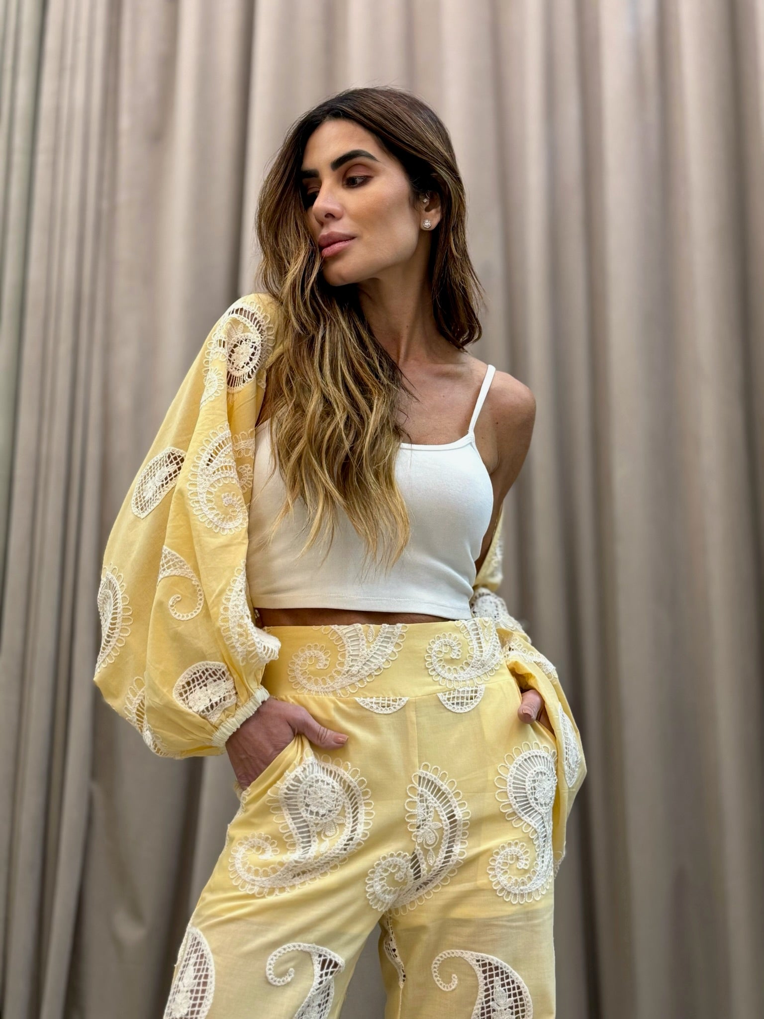 Conjunto Laise Calça Estola