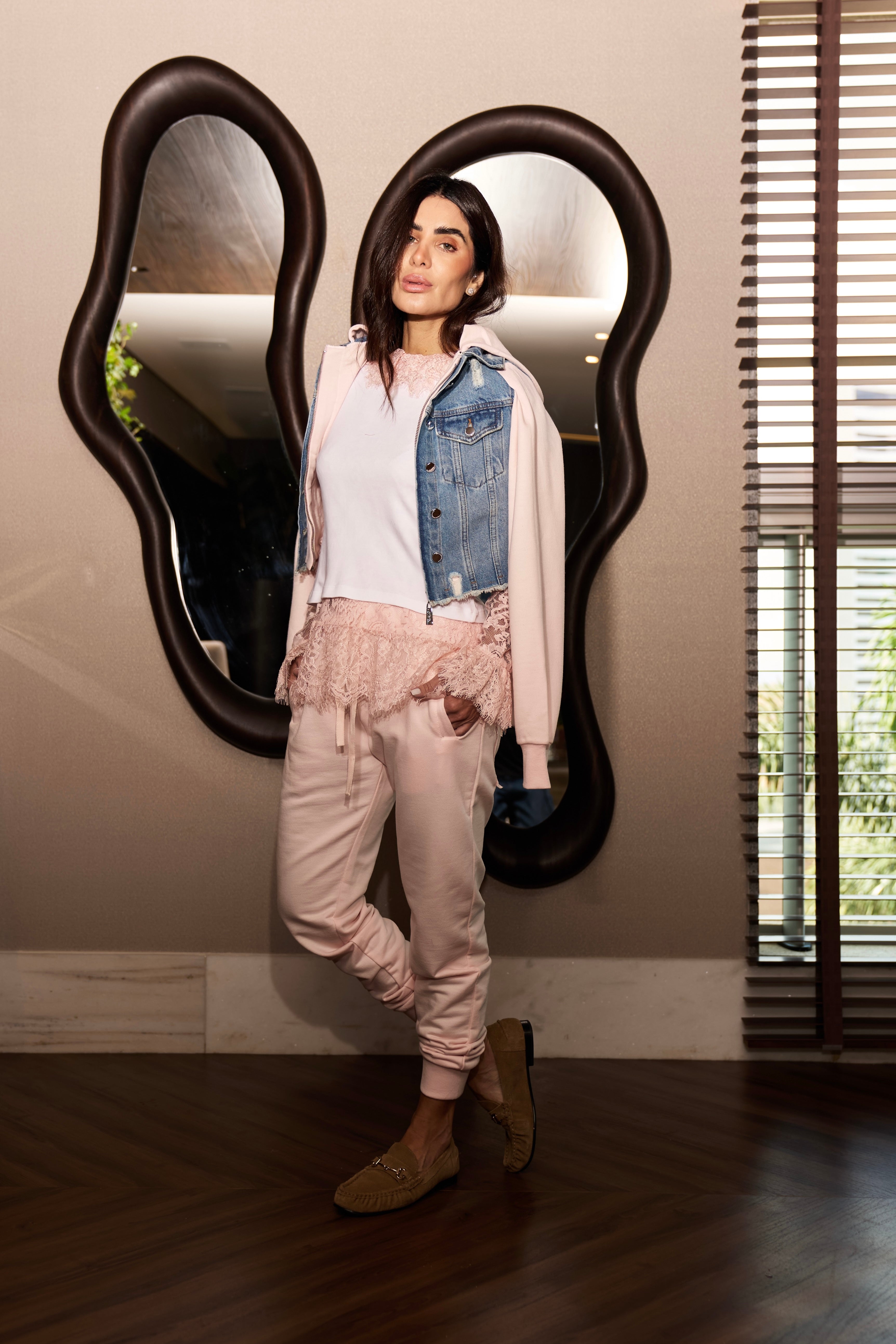 Conjunto Jaqueta E Calça Jeans Moletom