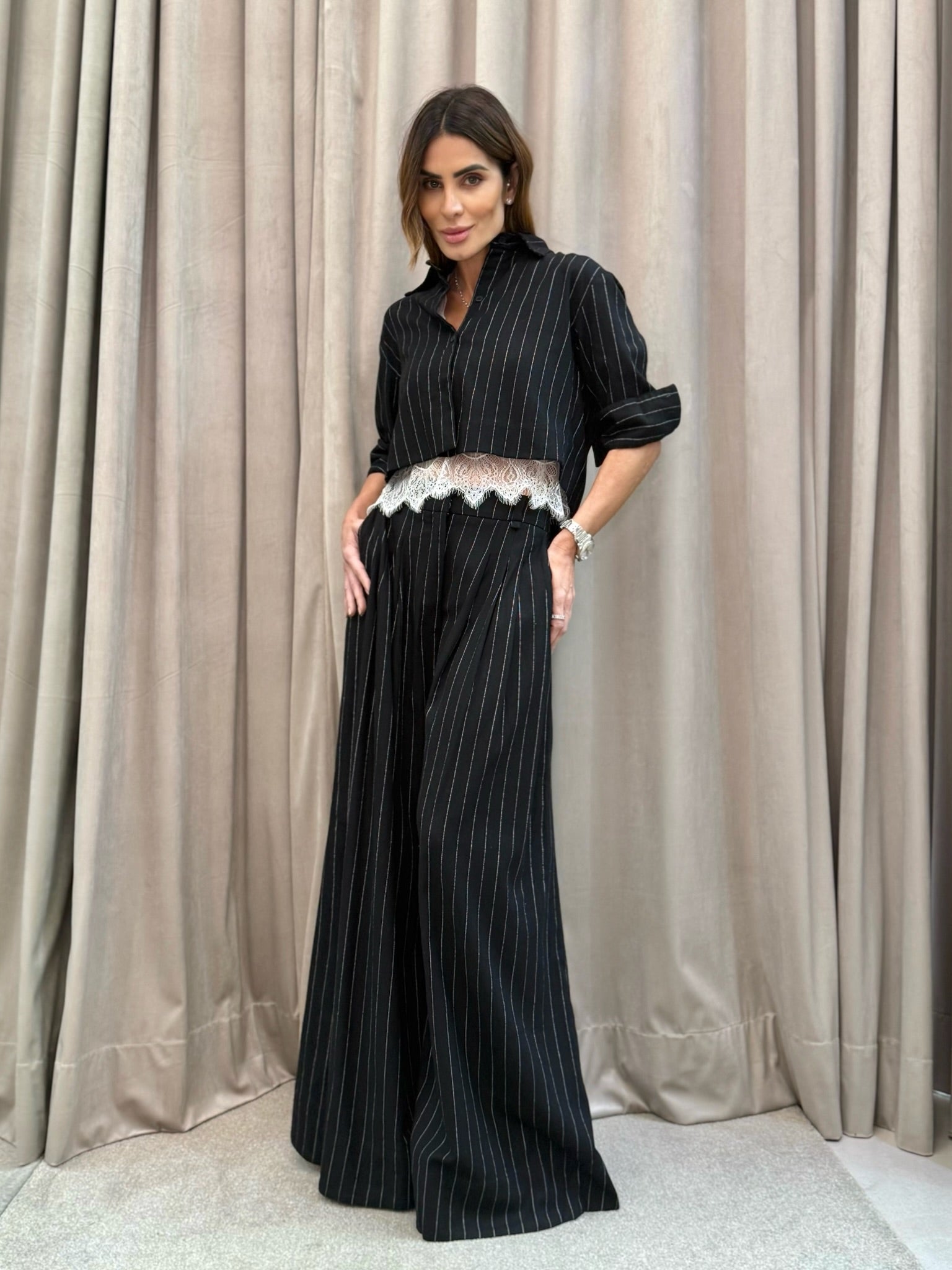 Conjunto Risca De Giz Com Camisa