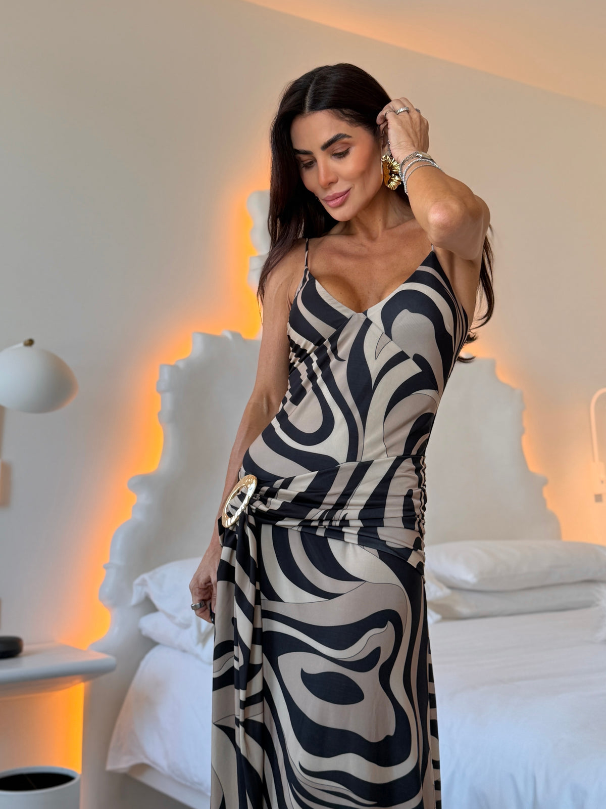 Vestido de Alcinha com Fivela