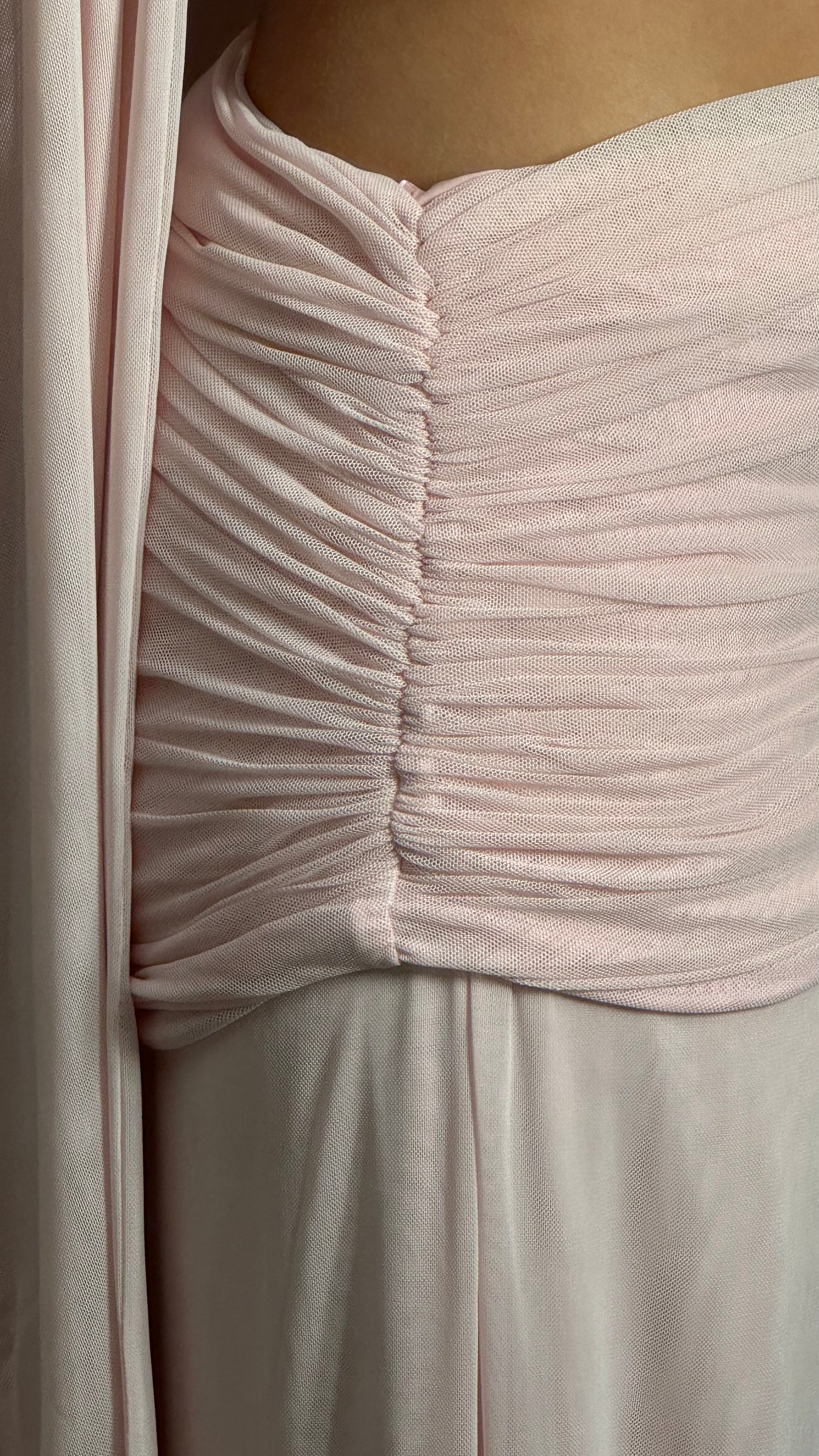 Conjunto Calça Top e Cardigan em Tule