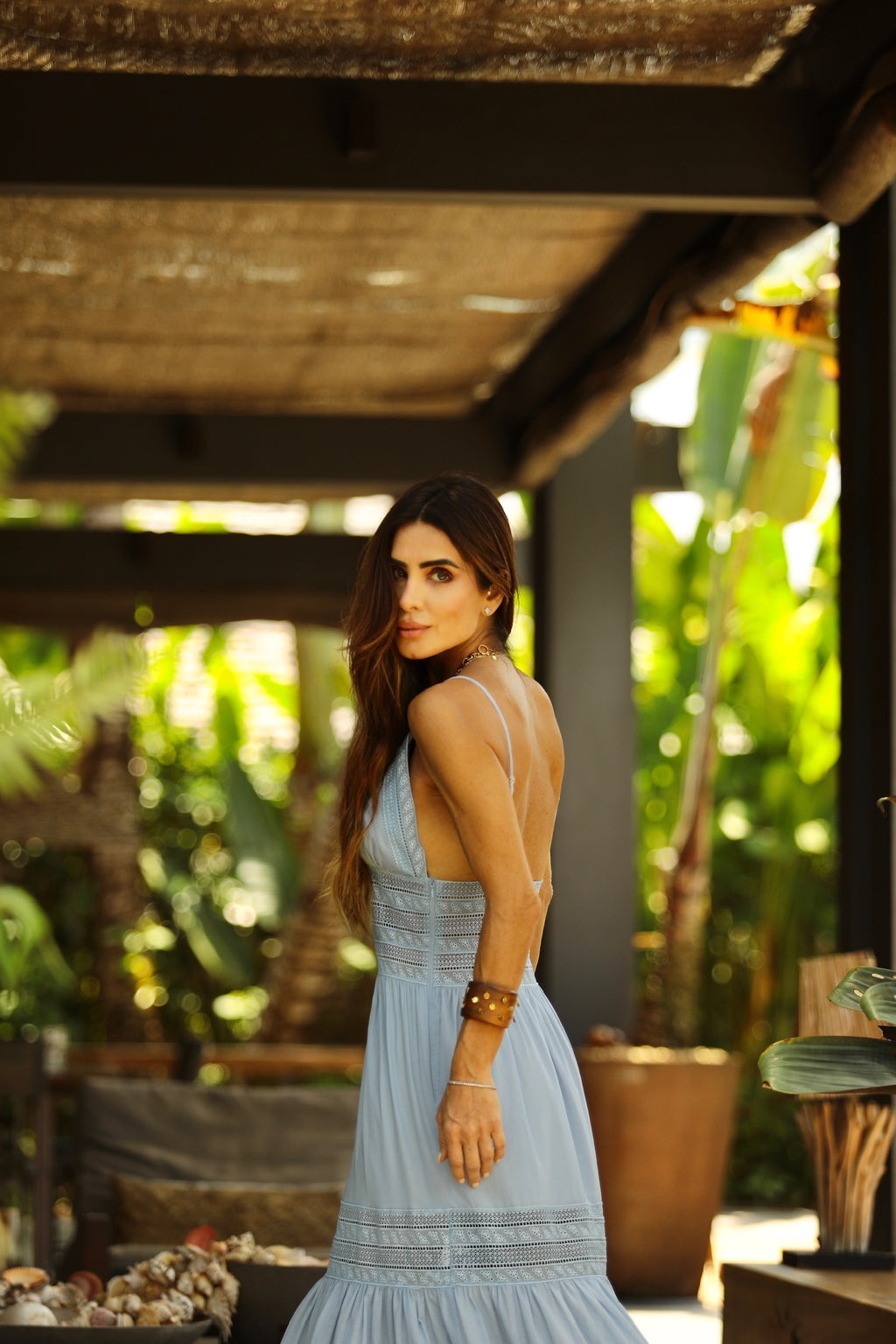 Vestido De Alcinha Em Cambraia De Algodao Com Entremeio Em Renda