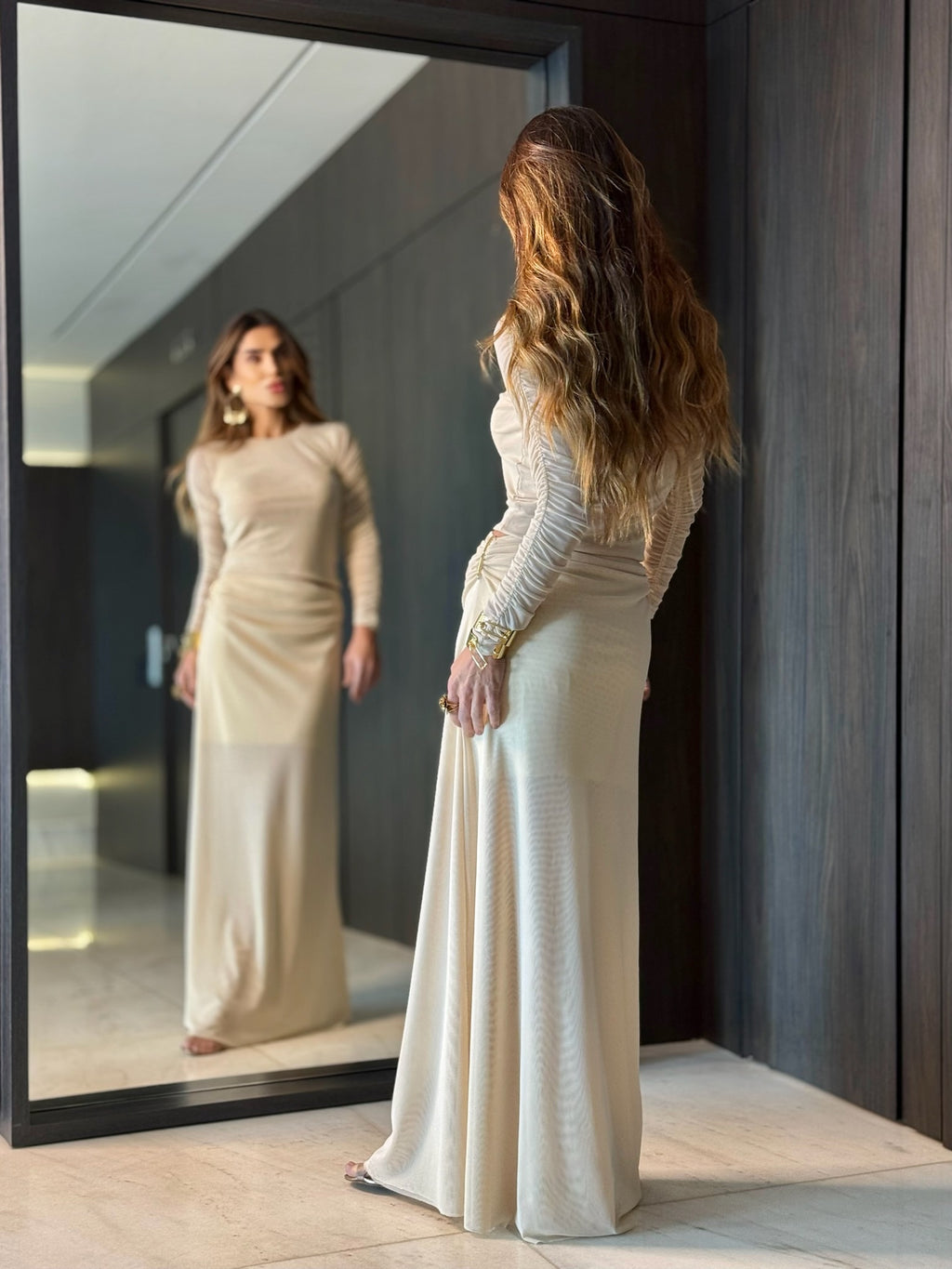 Conjunto Franzido De Tule