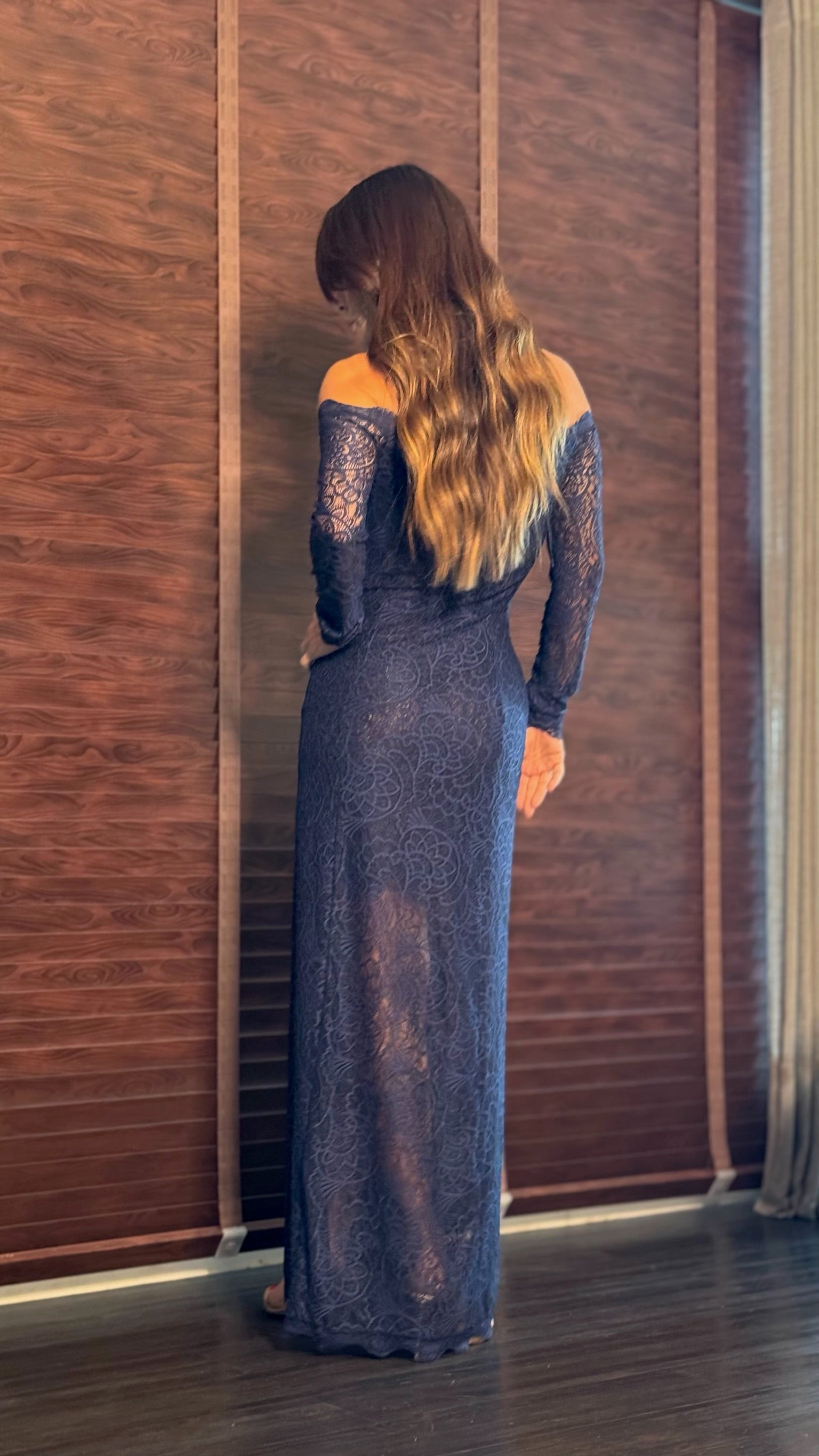 Vestido Ombro A Ombro De Renda