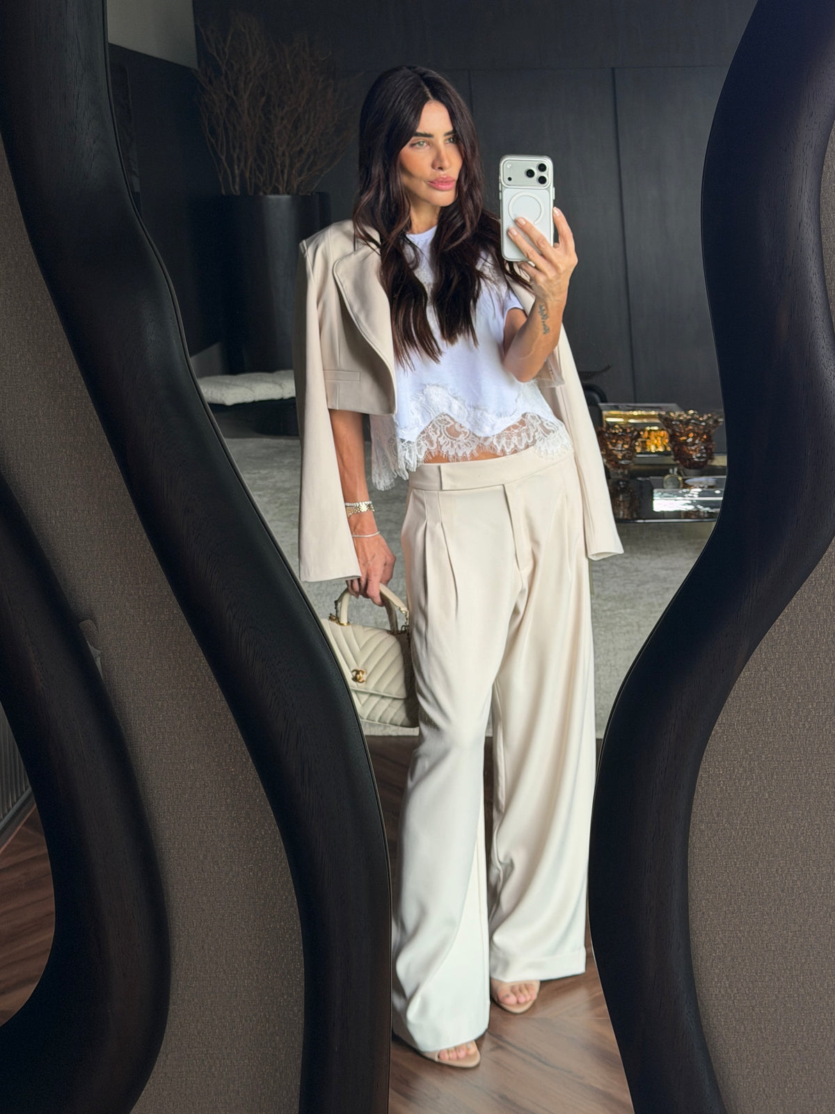 Blazer Alfaiataria Cropped