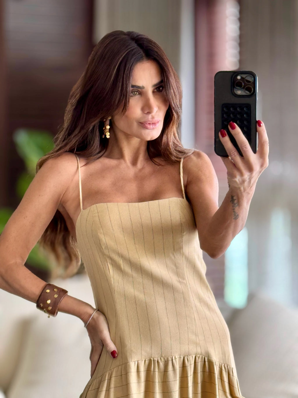 Vestido Mullet Risca De Giz