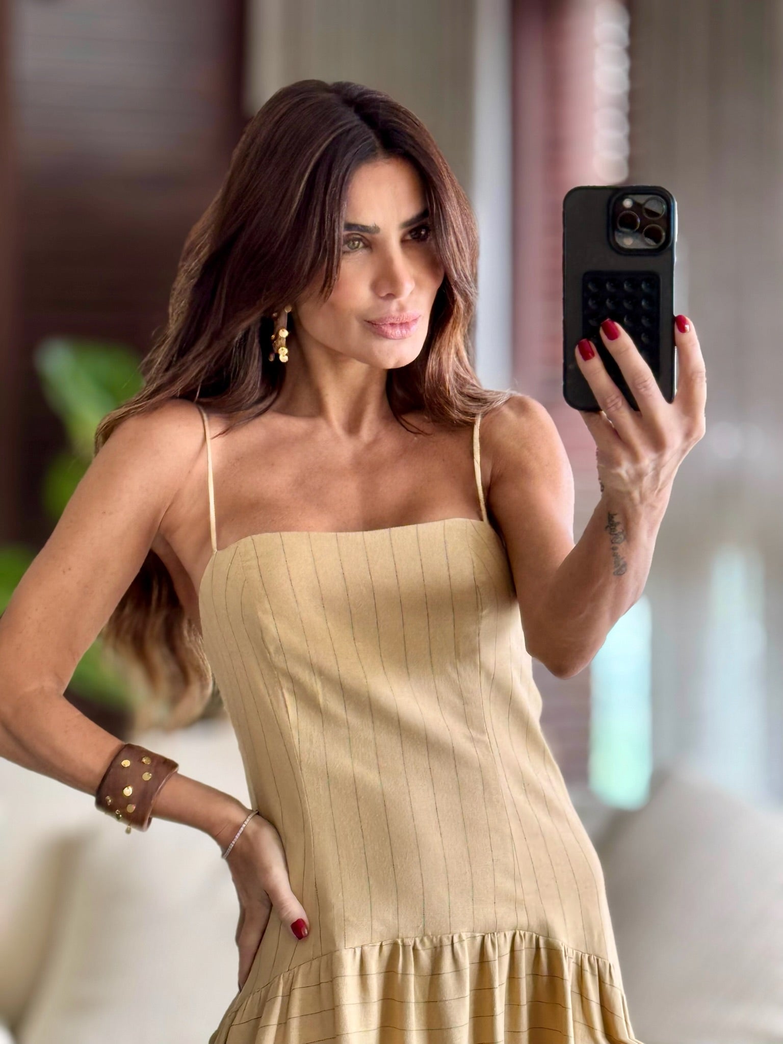 Vestido Mullet Risca De Giz