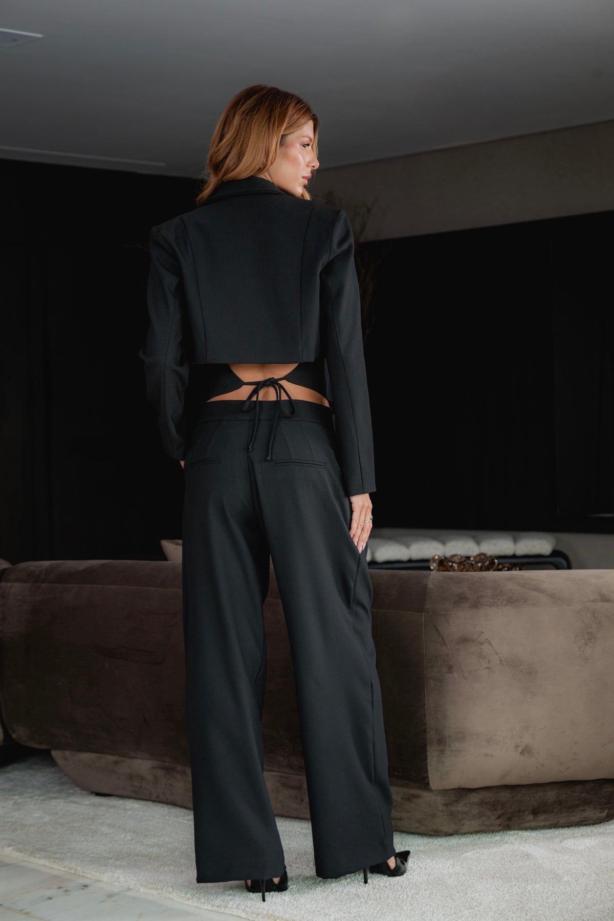 Blazer Alfaiataria Cropped