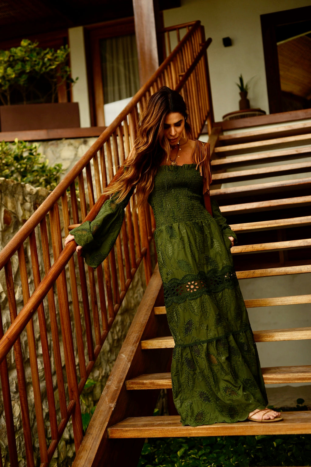 Vestido Laise Com Lastex Ombro A Ombro