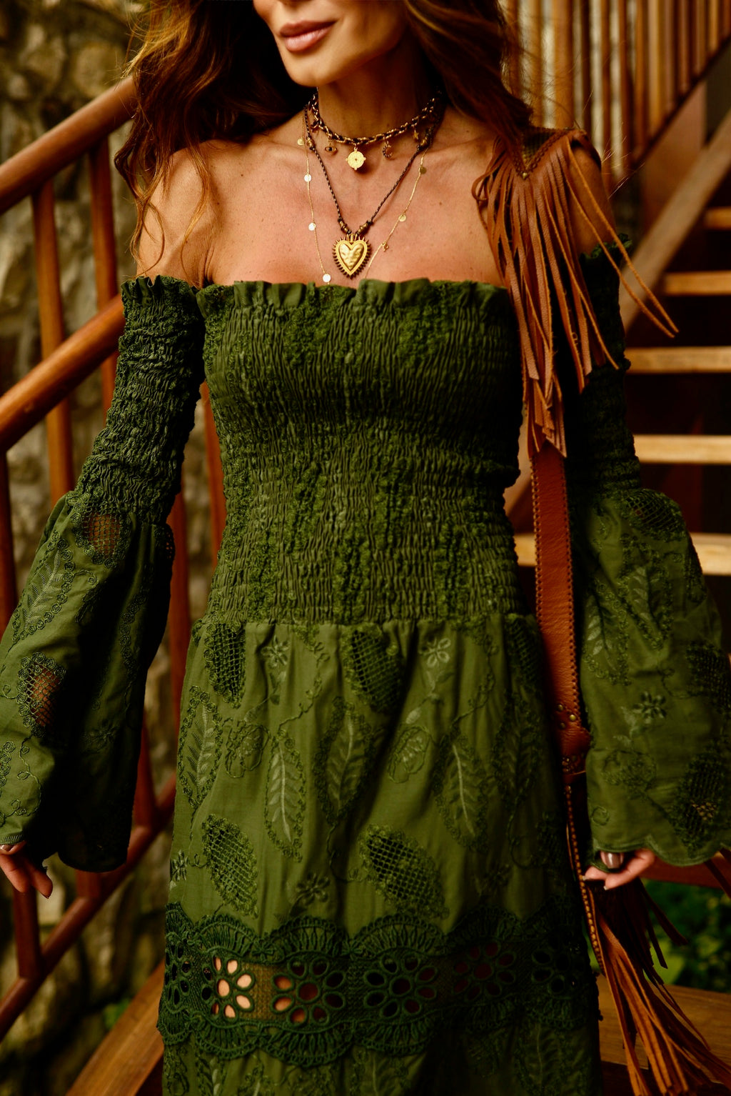 Vestido Laise Com Lastex Ombro A Ombro