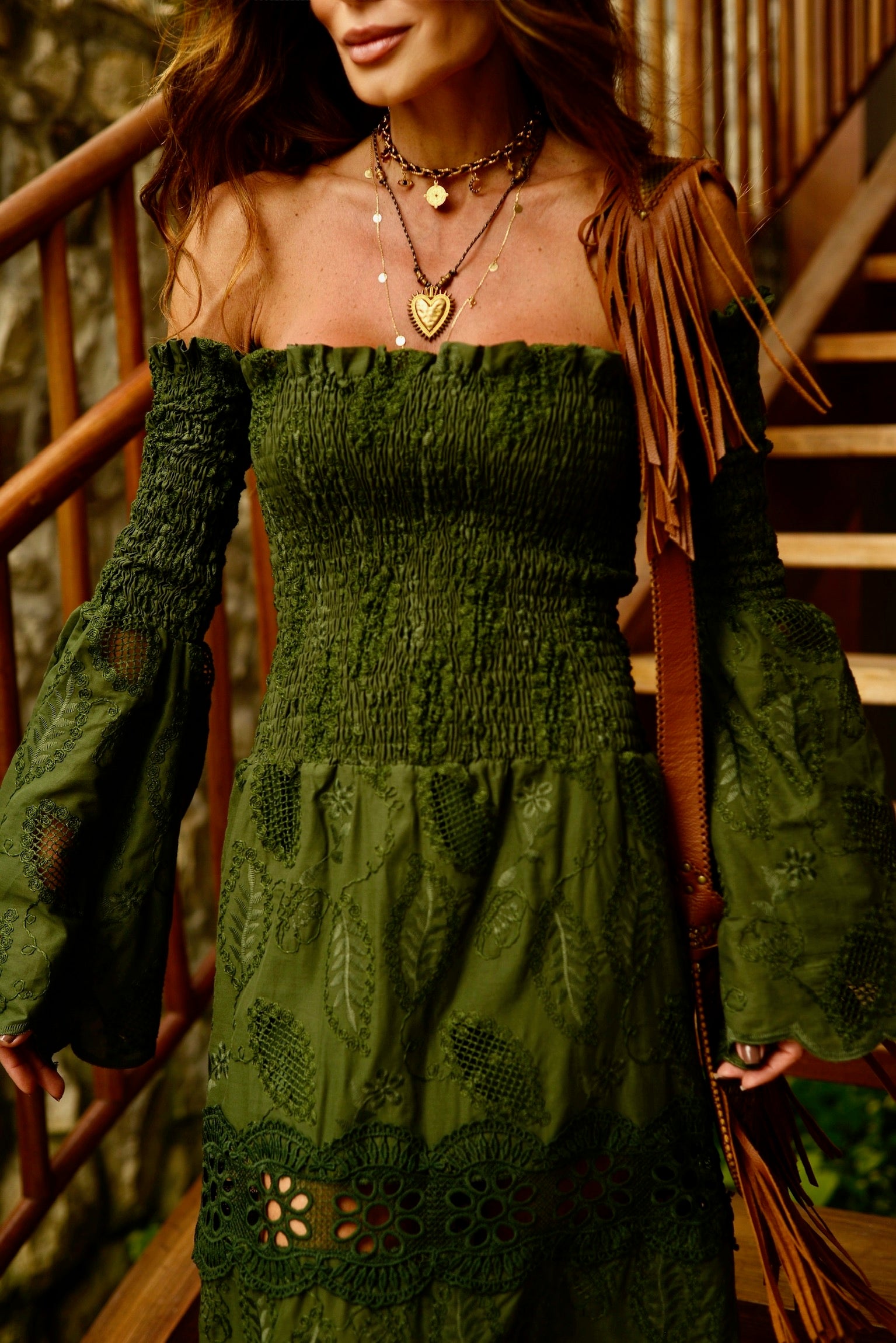 Vestido Laise Com Lastex Ombro A Ombro