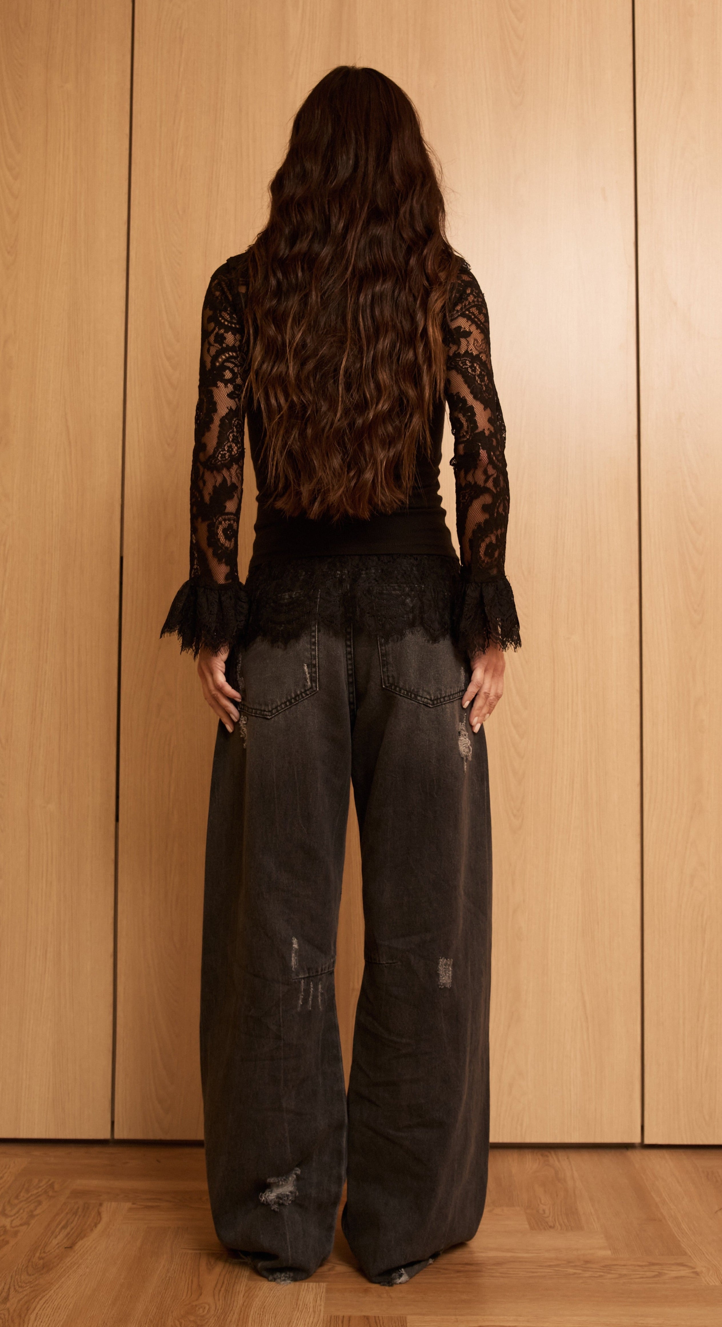 Calça Jeans black destroyed