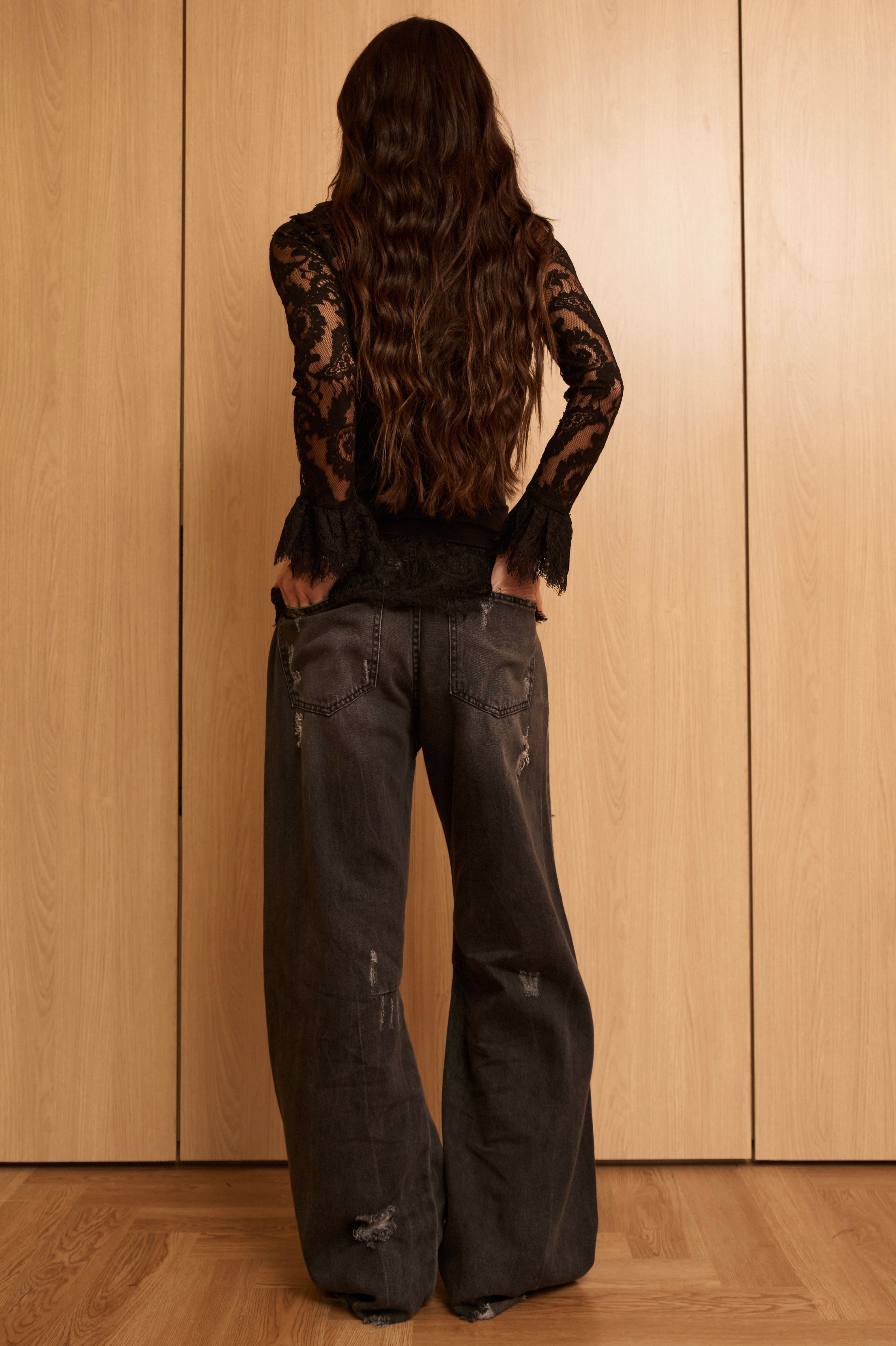 Calça Jeans black destroyed