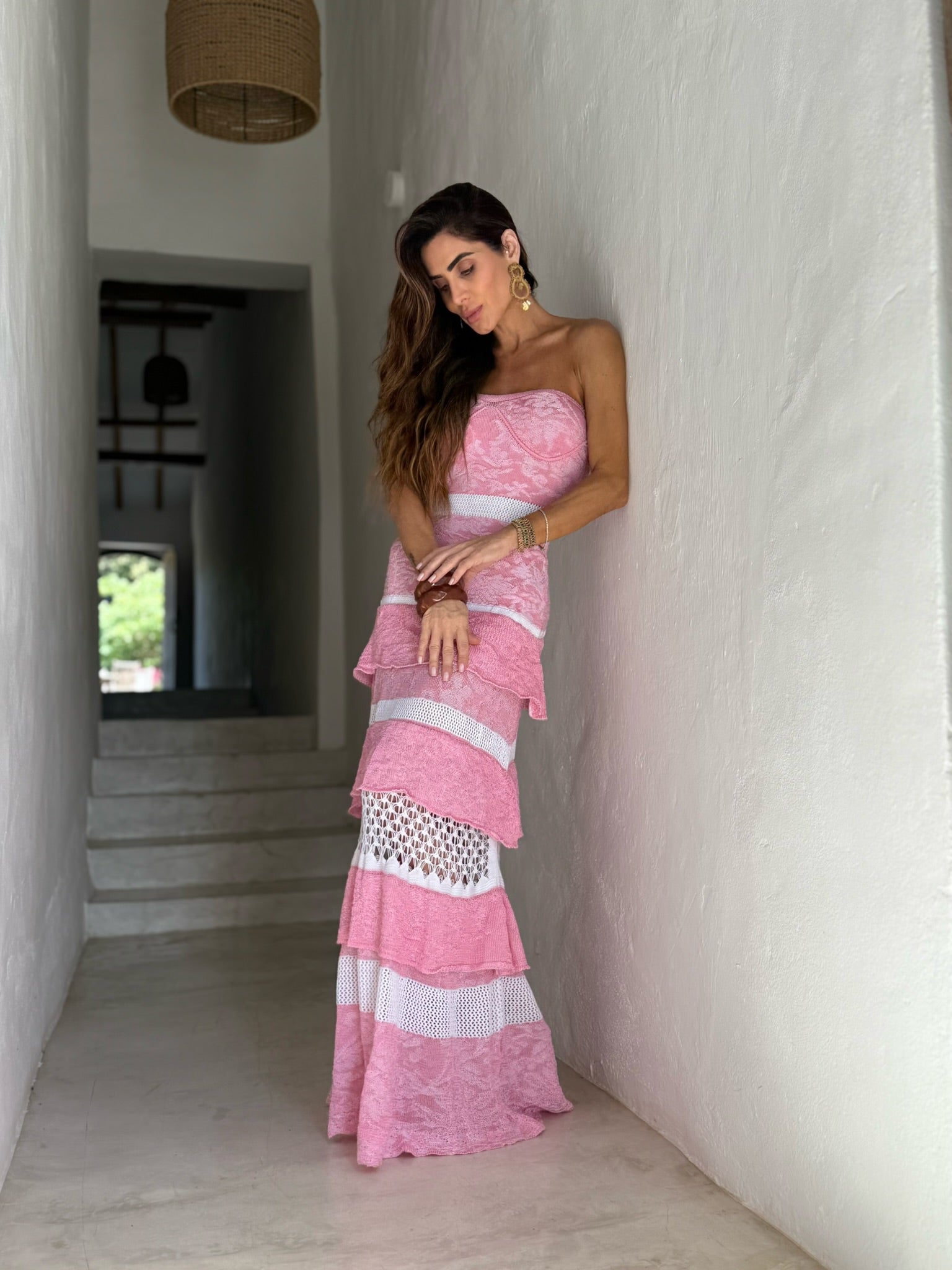 Vestido Tomara Que Caia Em Tricot