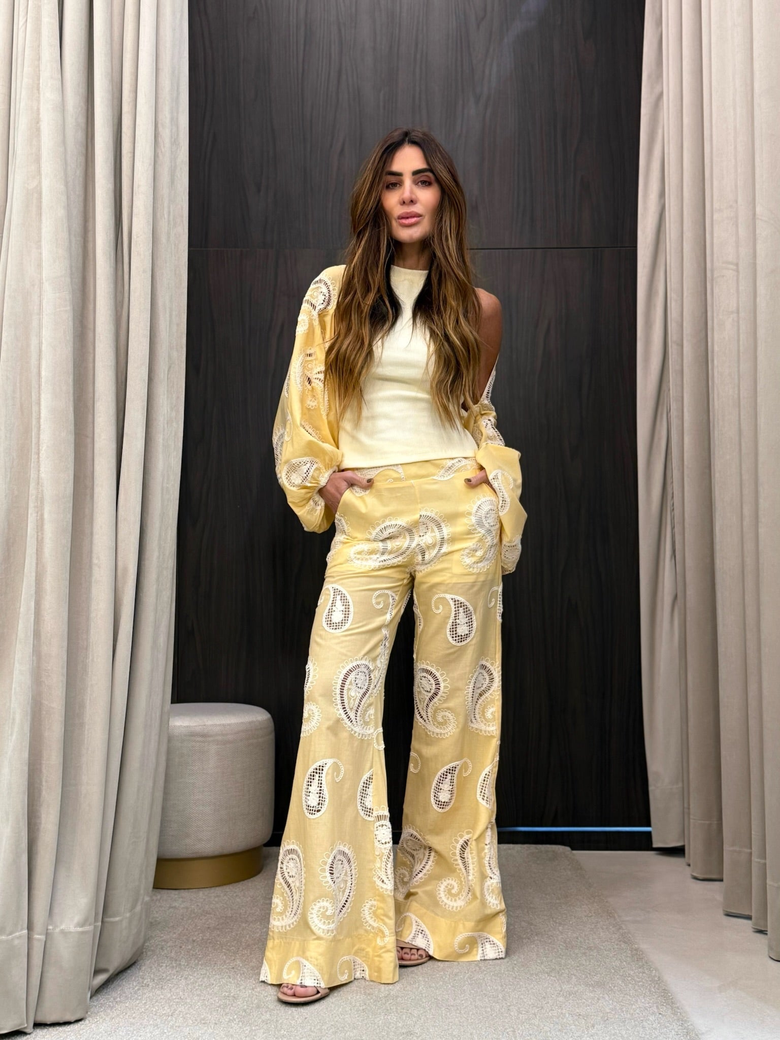 Conjunto Laise Calça Estola