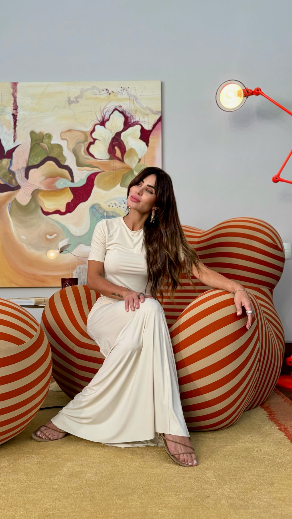 Conjunto Blusa E Saia Franzido De Malha Fria