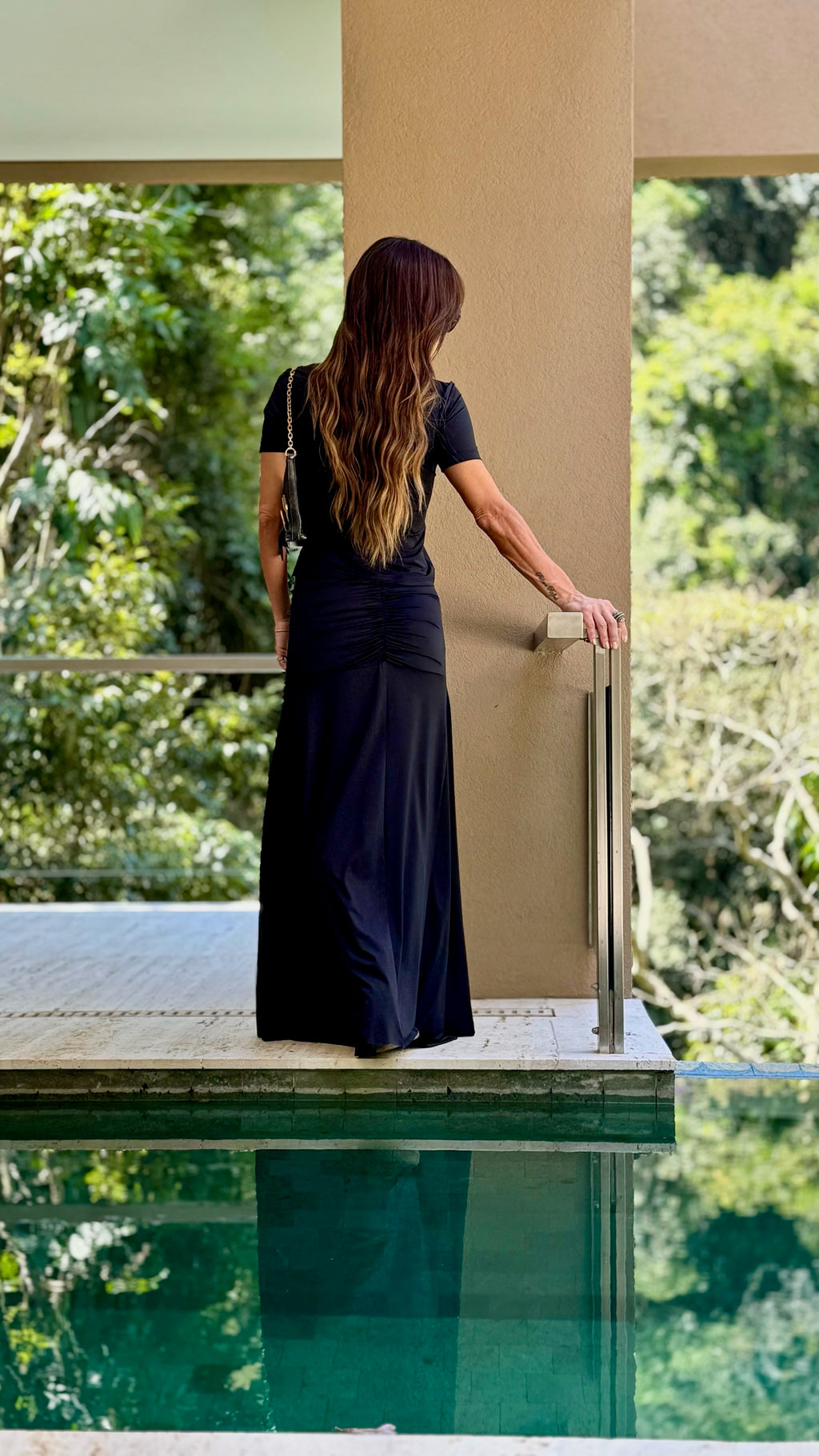 Conjunto Blusa E Saia Franzido De Malha Fria