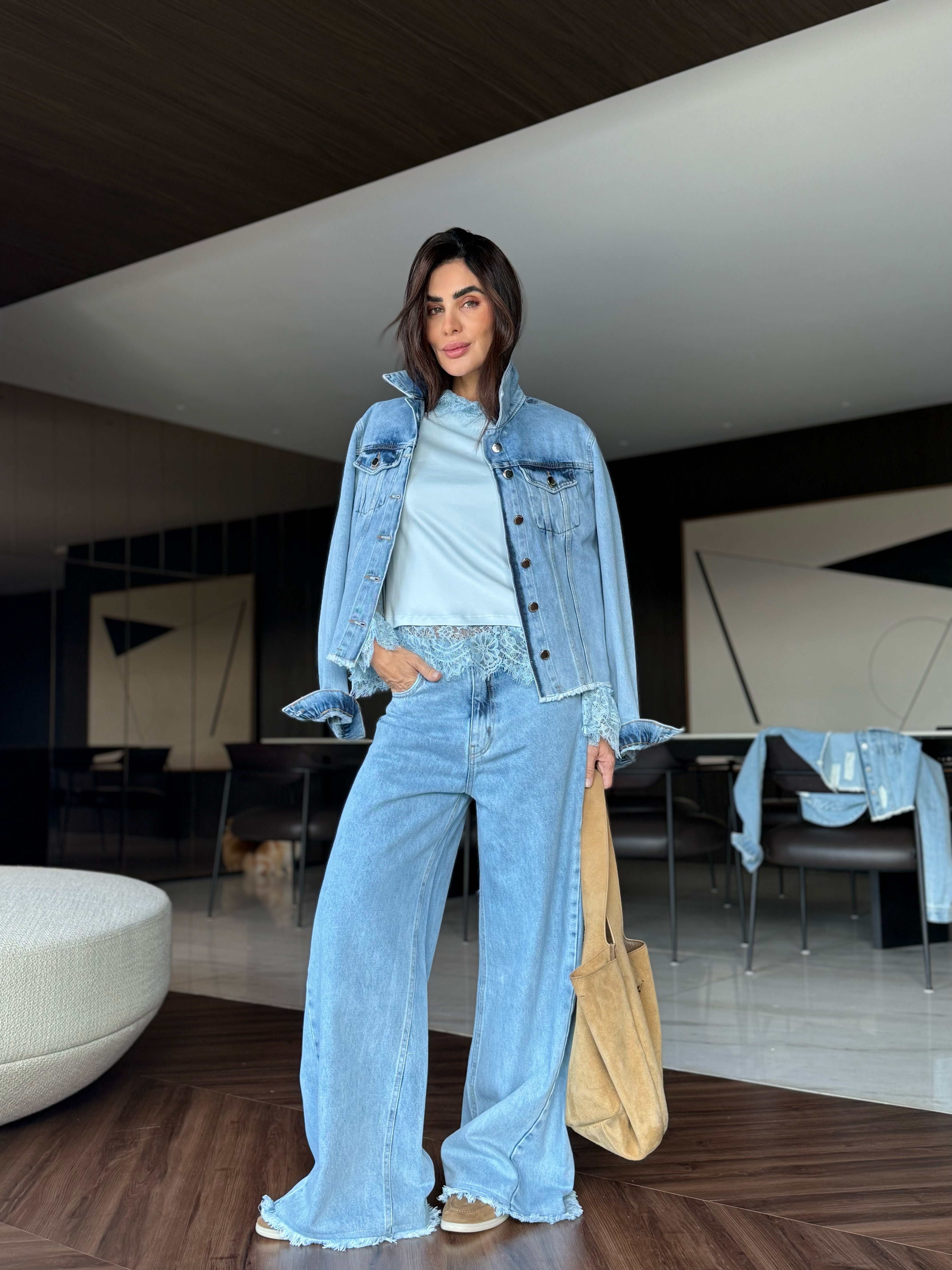 Jaqueta Jeans Basic