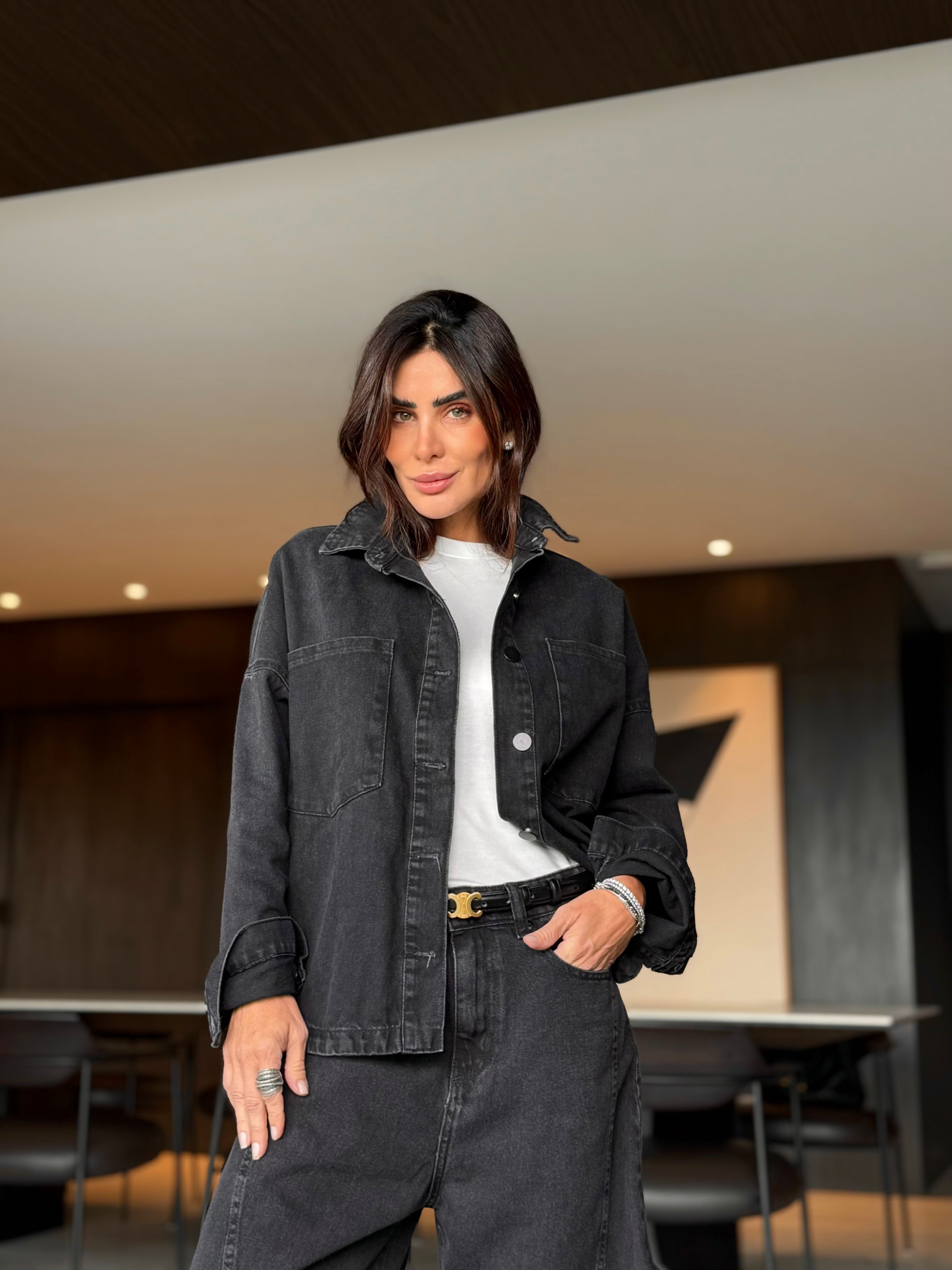 Camisa Jeans Black Lisa