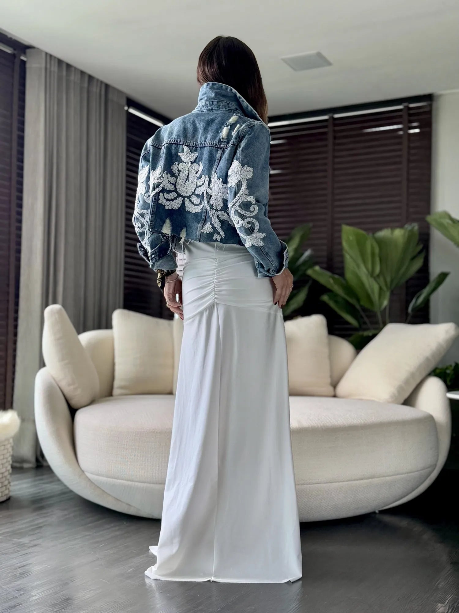 Jaqueta Bordada Cashmere