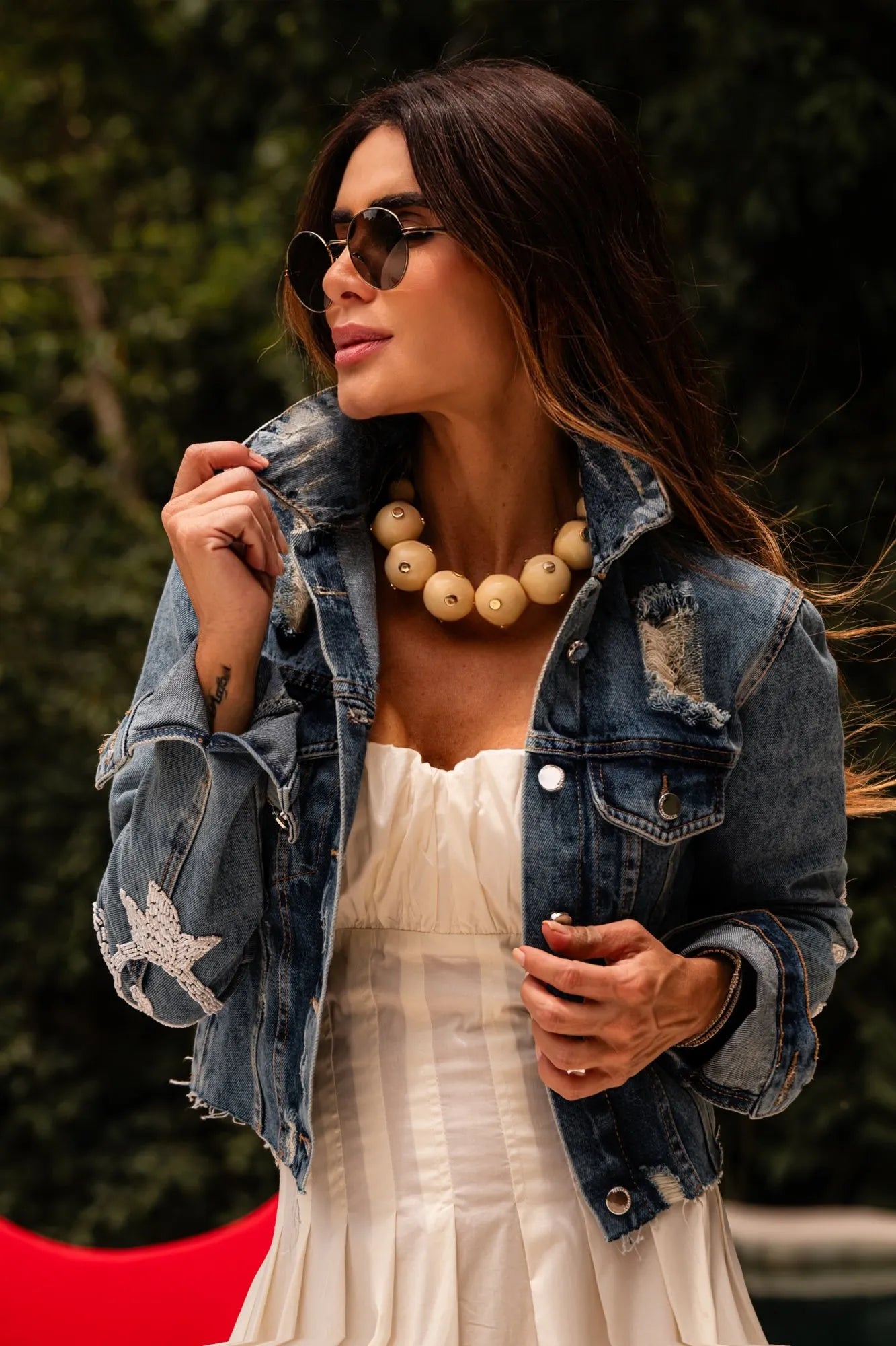 Jaqueta Bordada Cashmere